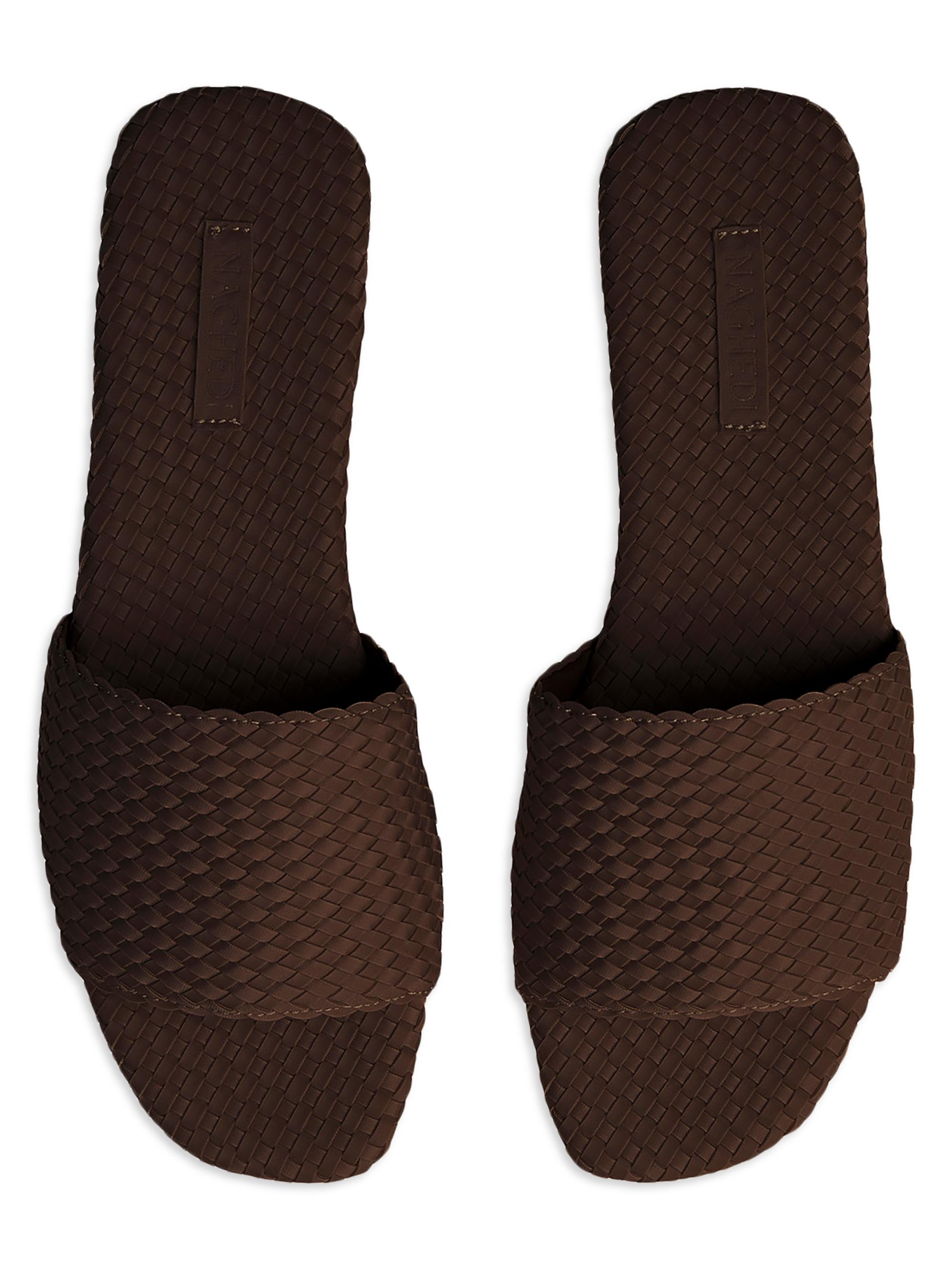 Naghedi Women's St. Barths Slide Sandals - Chocolate | Thumbnail 2
