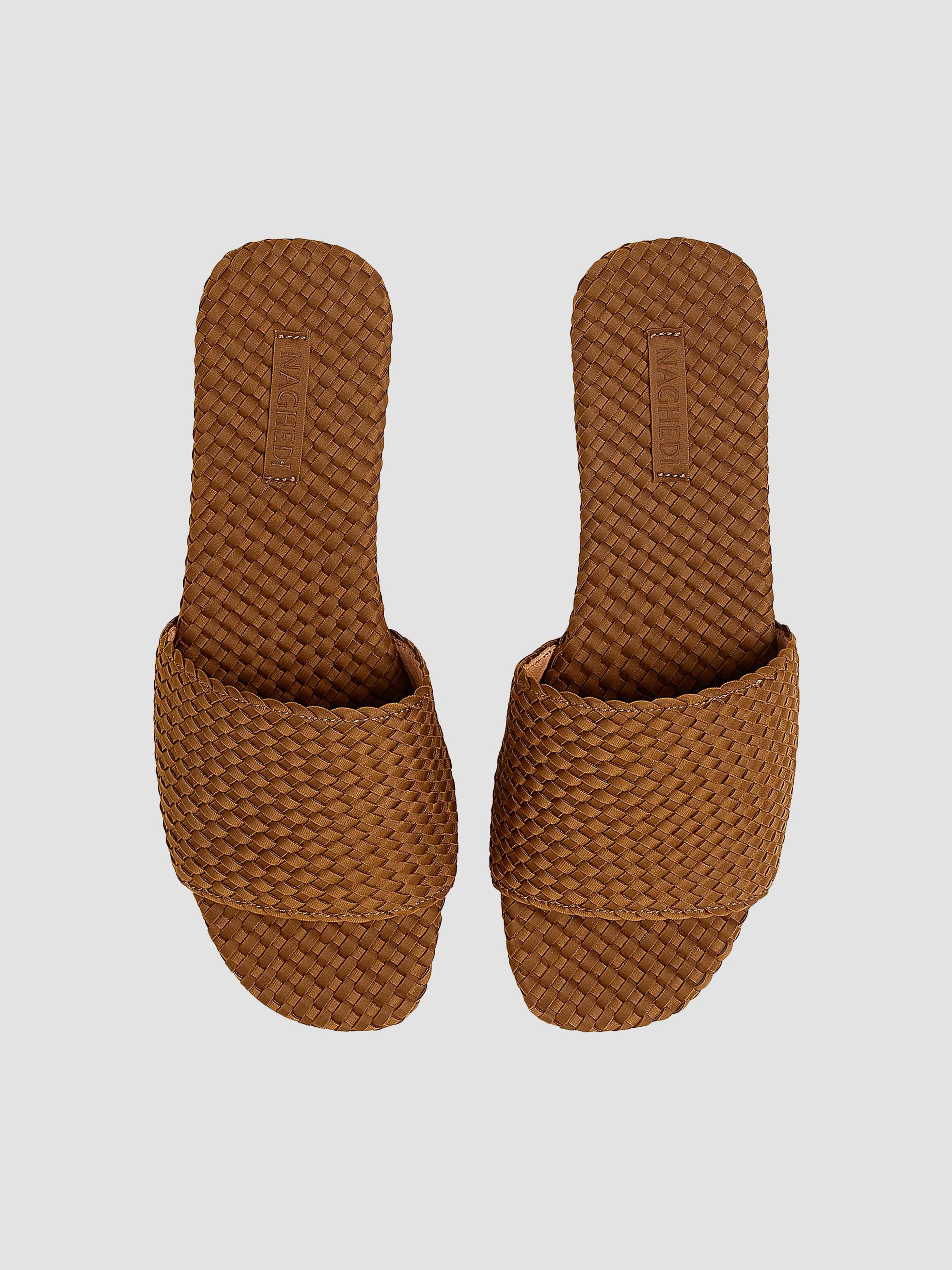 Naghedi Women's St. Barths Slide Sandals - Teak | Thumbnail 3