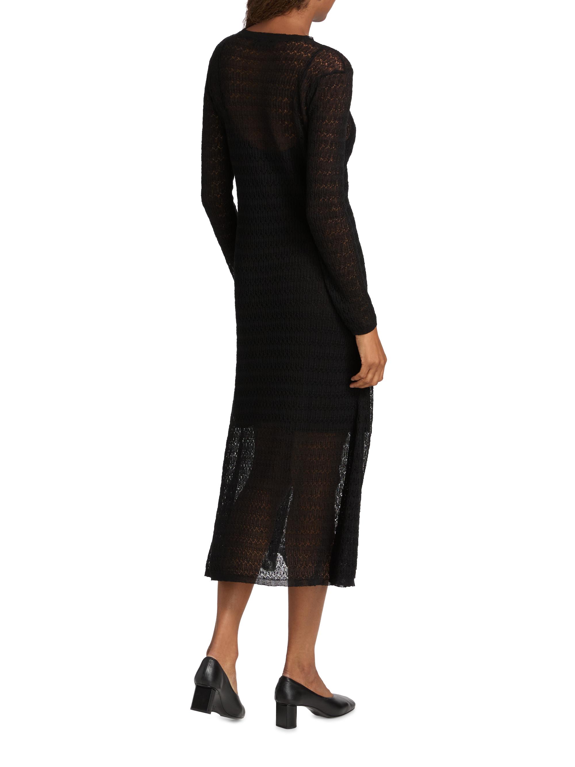 proenza schouler crochet knit dress PROENZA SCHOULER 2016 green black asymmetric lattice crochet knit dress S