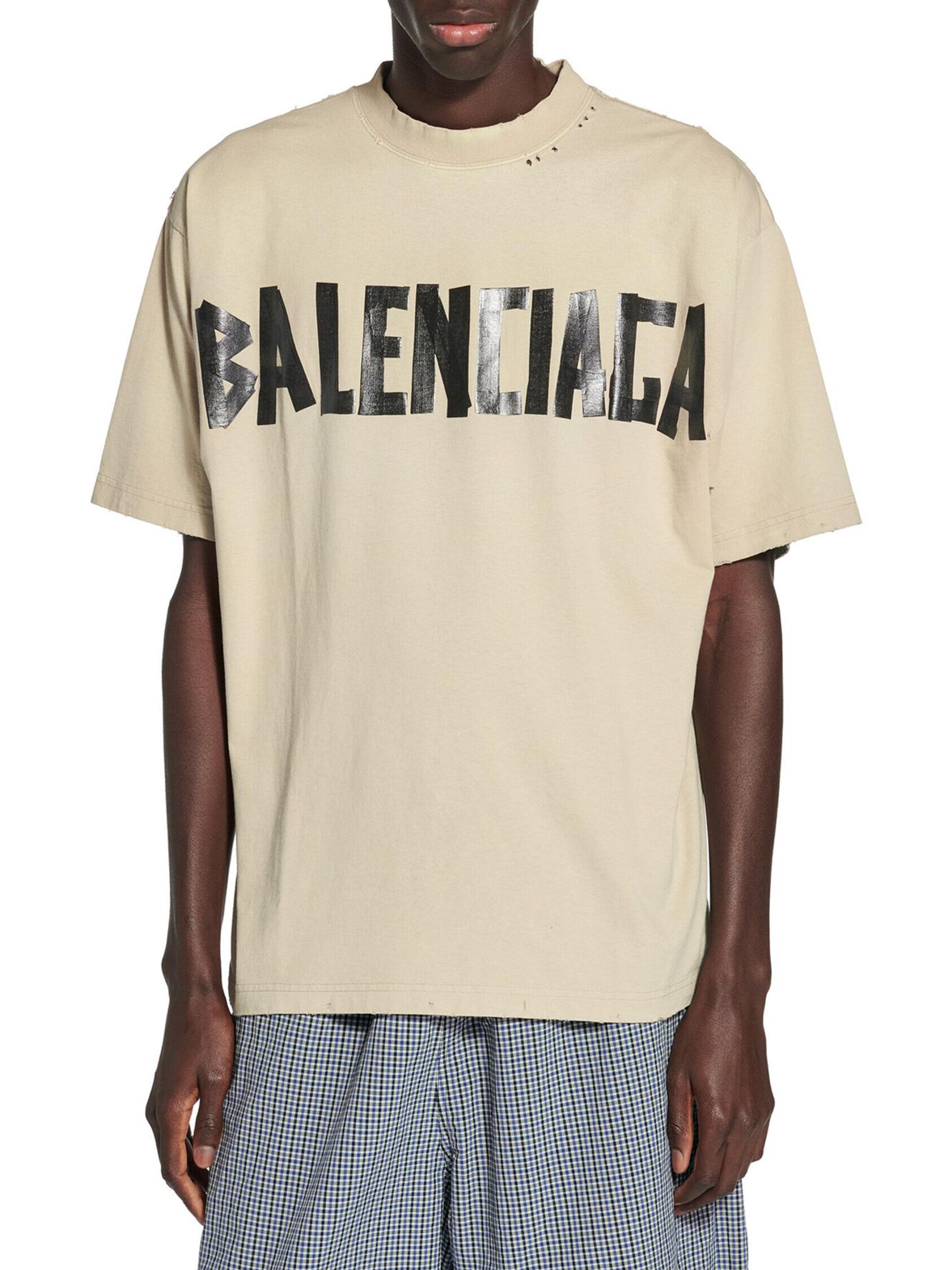 Balenciaga Tape Type T-shirt Medium Fit | Saks Fifth Avenue