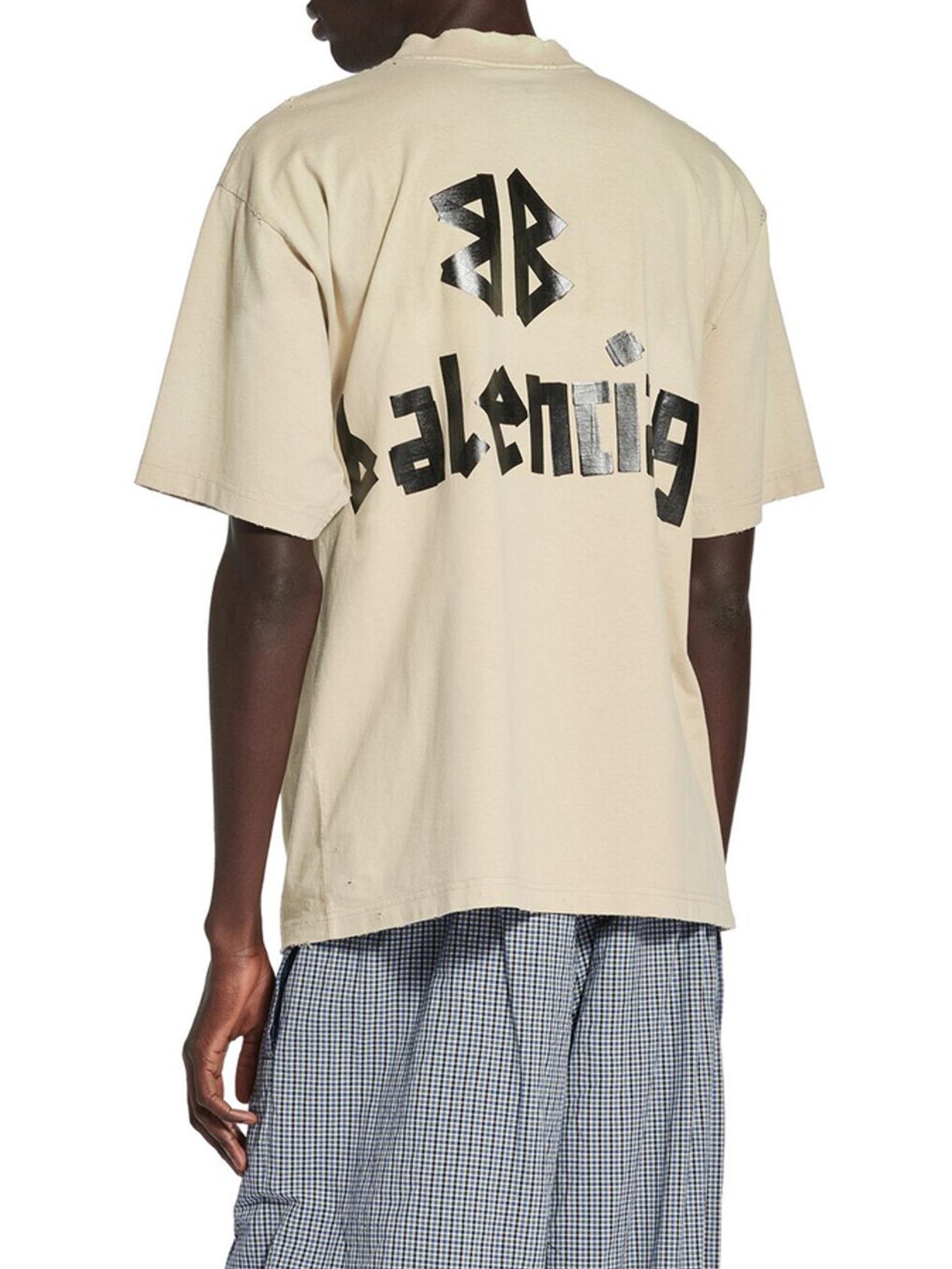 Balenciaga Tape Type T-shirt Medium Fit | Saks Fifth Avenue