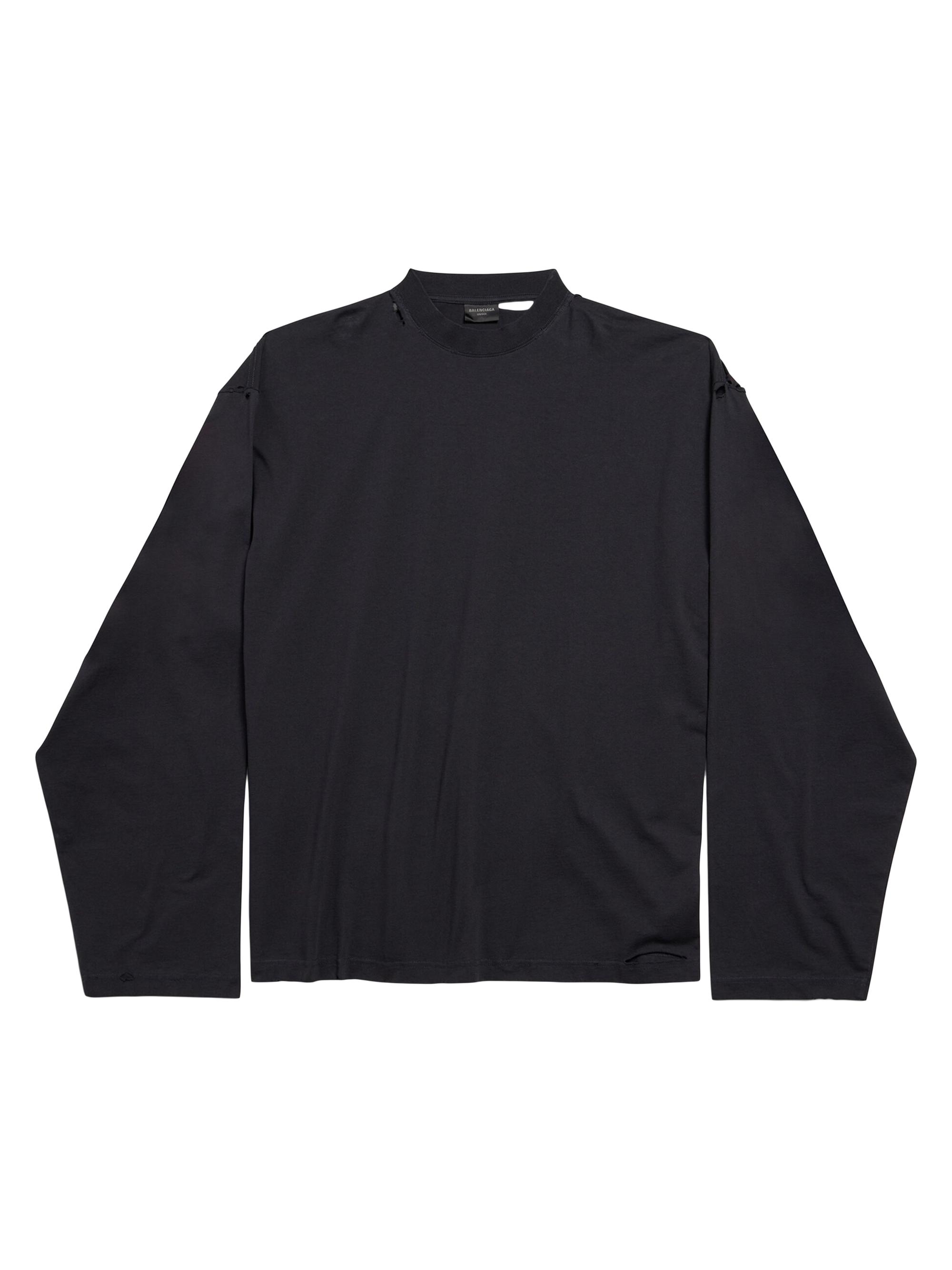 Balenciaga Offshore Long Sleeve Oversized T-Shirt | Saks