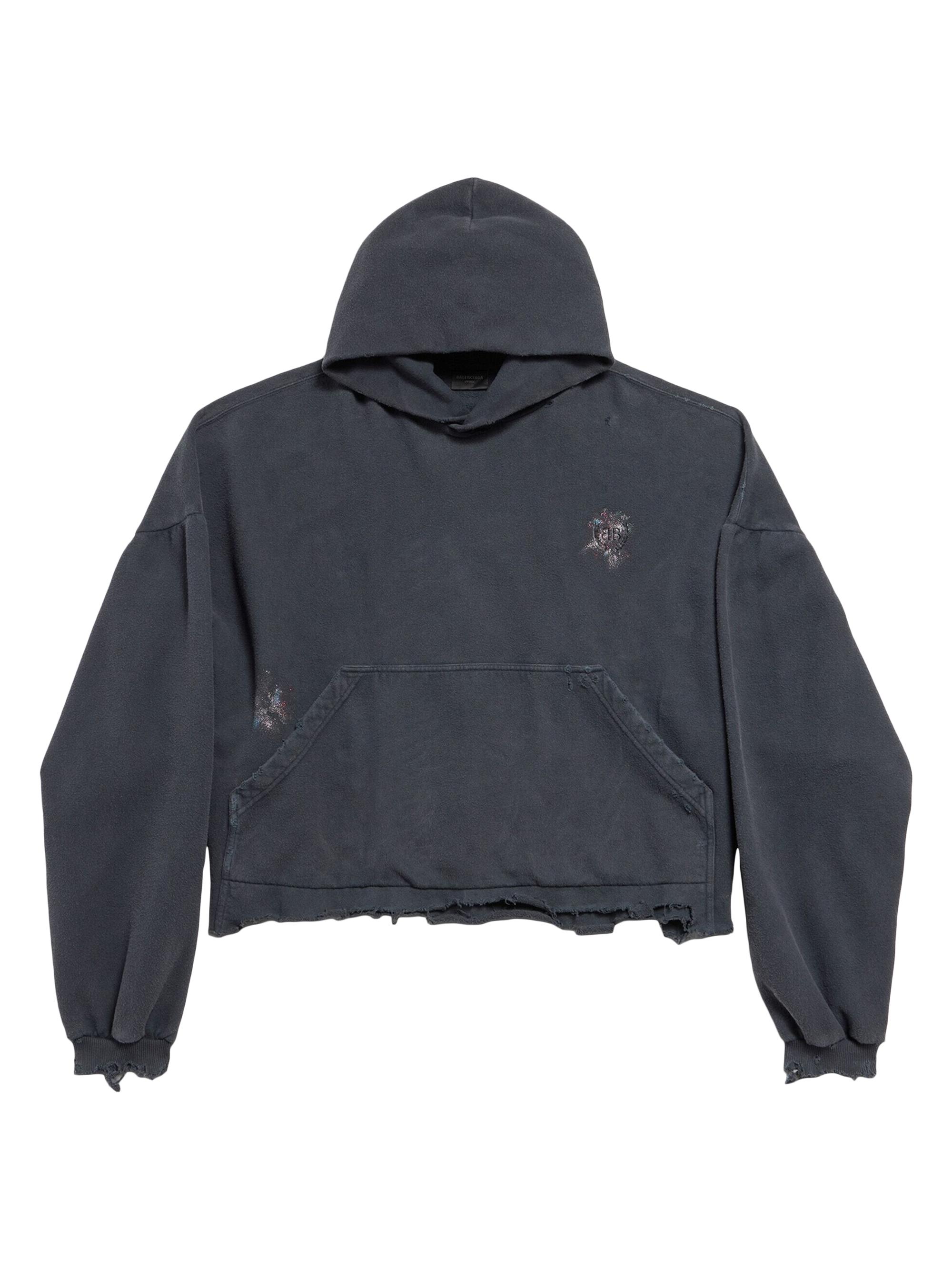 Balenciaga Back Flip Round Oversized Hoodie | Saks Fifth Avenue