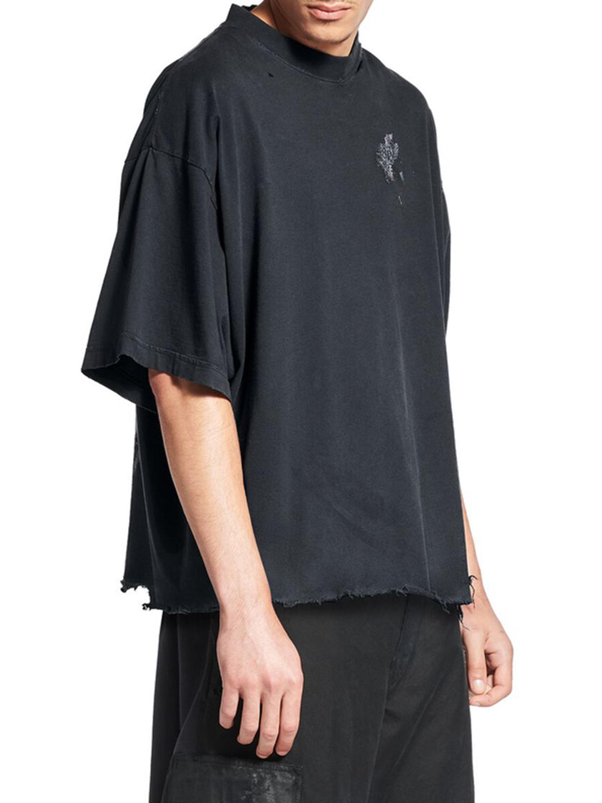 BALENCIAGA 24SS 美品 ネイルポリッシュ クロップド Tシャツ Balenciaga Nail Polish Cropped T-Shirt | Saks Fifth Avenue