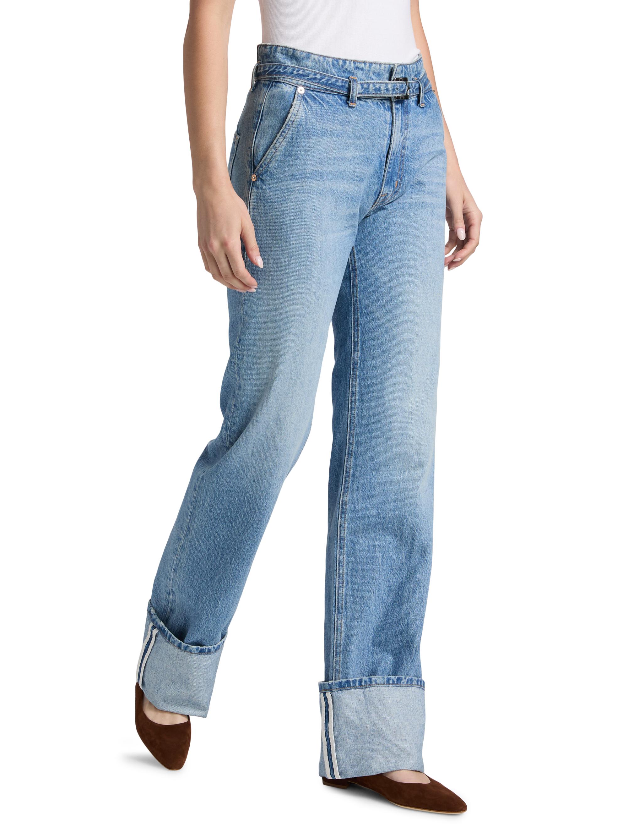Brandon Maxwell The Alexa Cuffed Jeans | Saks Fifth Avenue