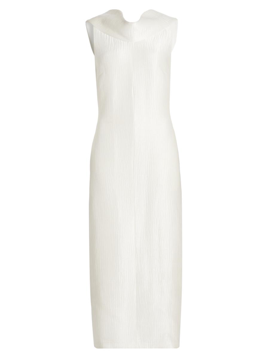 Brandon Maxwell Women's The Blair Silk Sheath Midi-dress In White