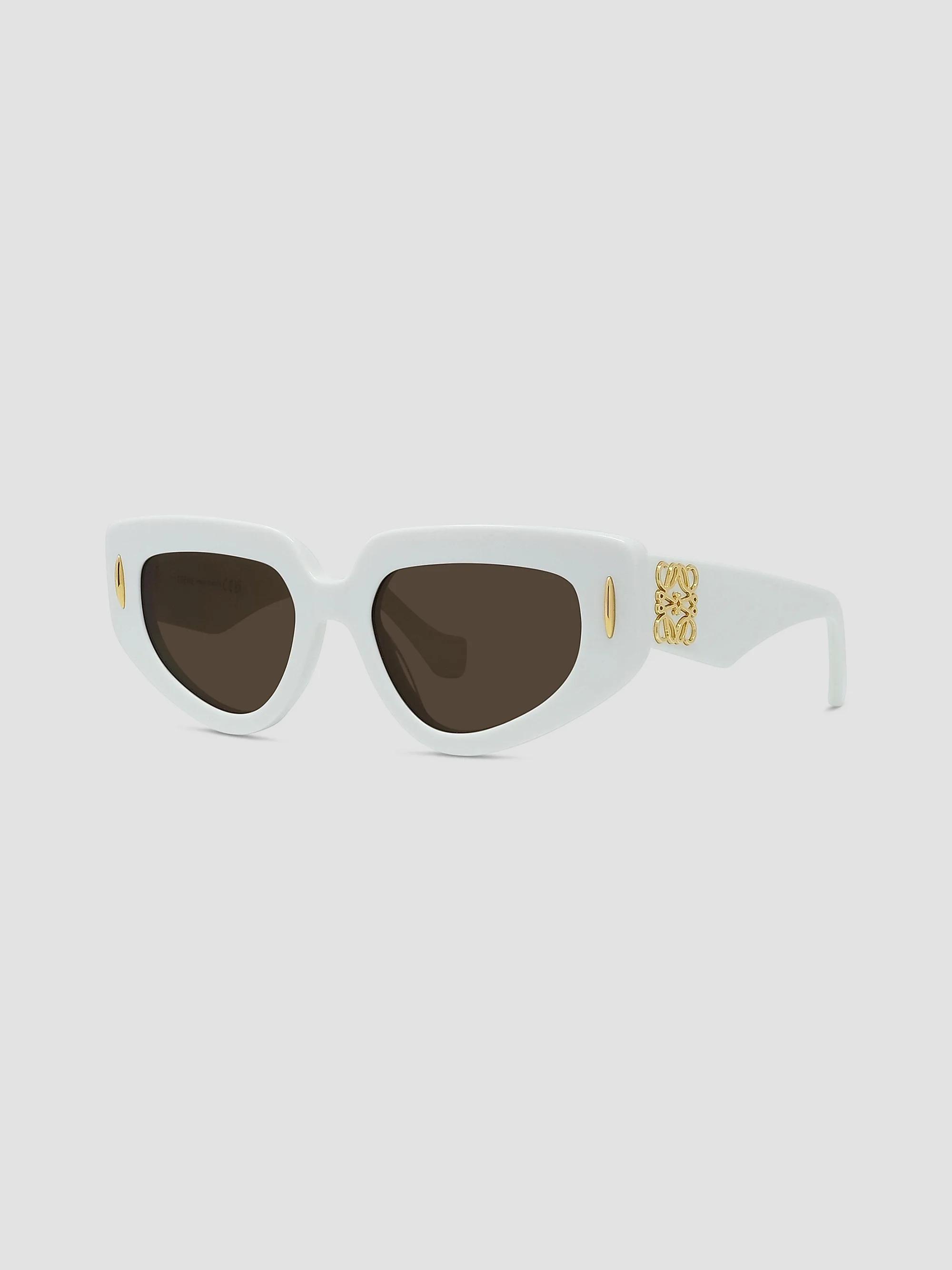 LOEWE Anagram 46MM Rectangular Sunglasses | Saks Fifth Avenue