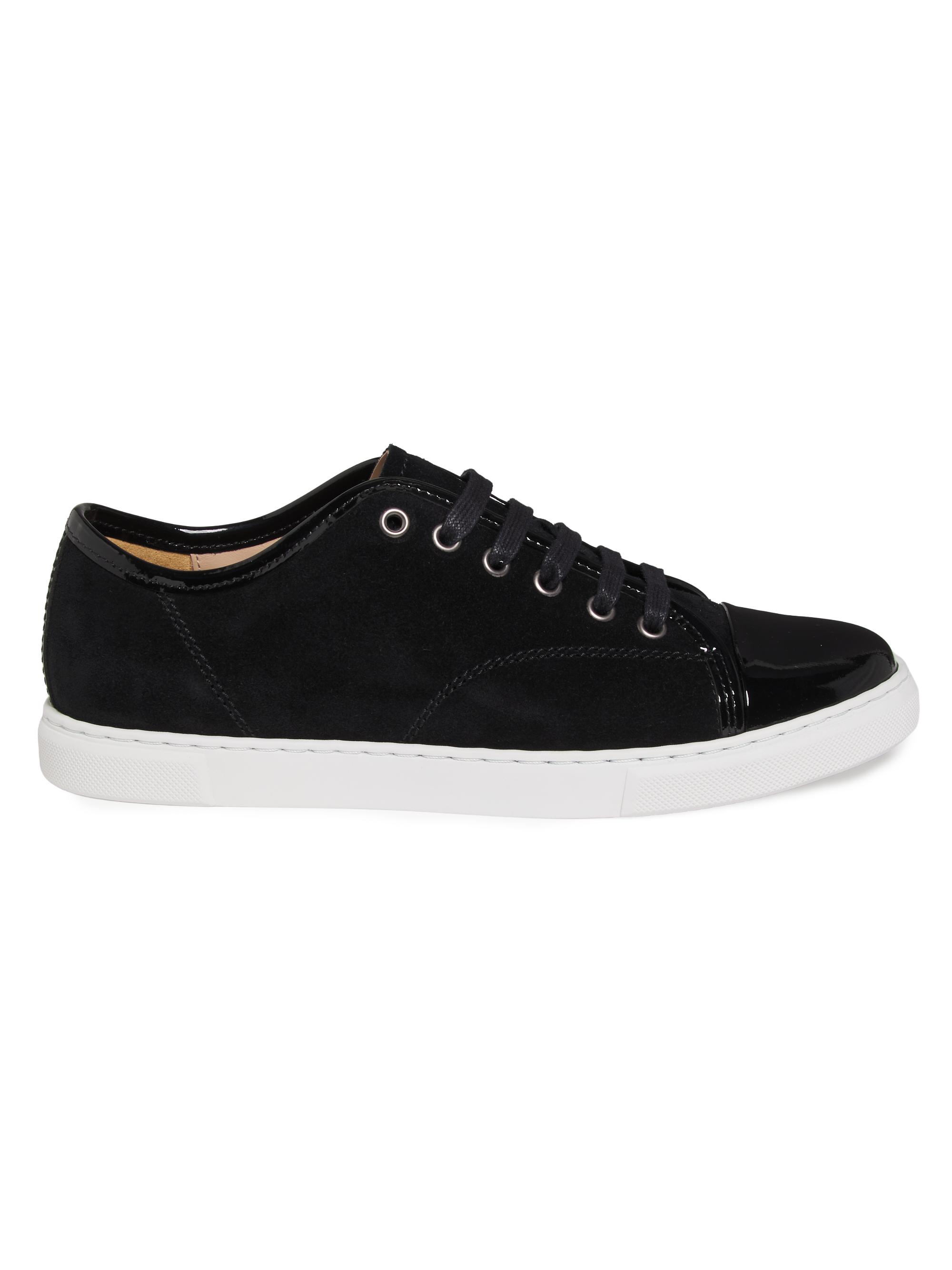 Lanvin Women's Dbb1 Leather Sneakers - Black