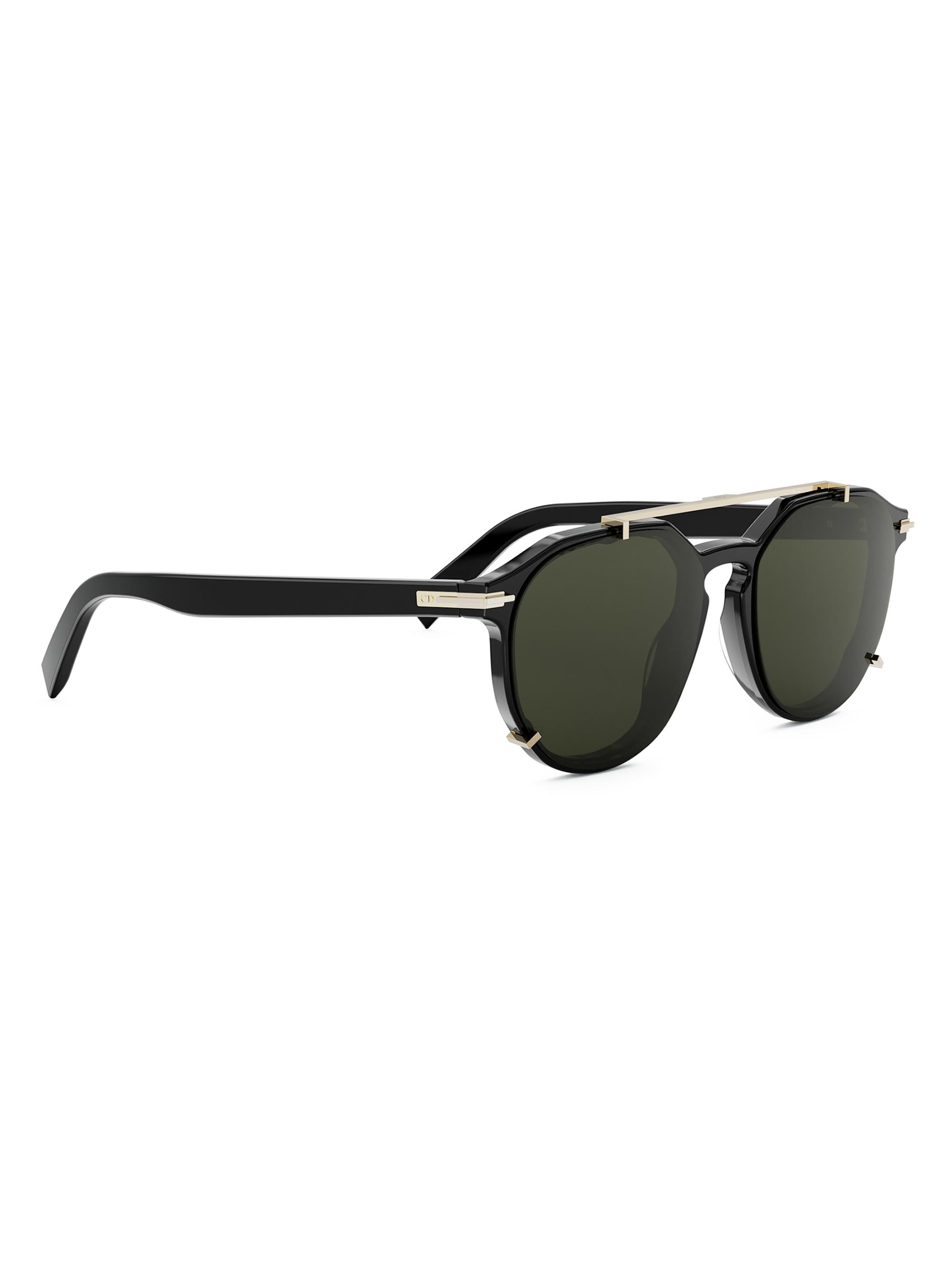 DIOR DiorBlacksuit RI 56MM Round Sunglasses | Saks Fifth Avenue