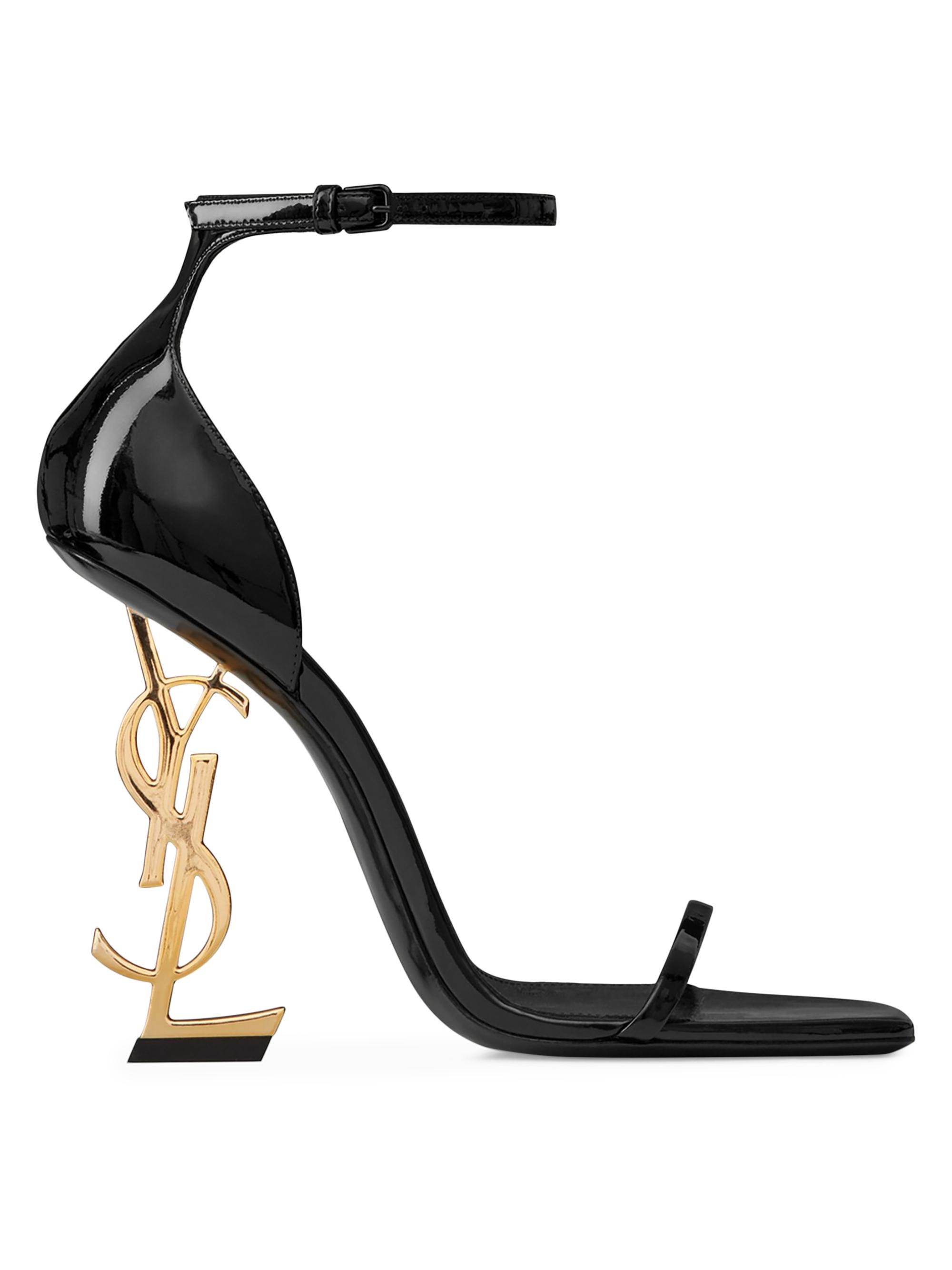 Saint Laurent Opyum Leather Sandals | Saks Fifth Avenue