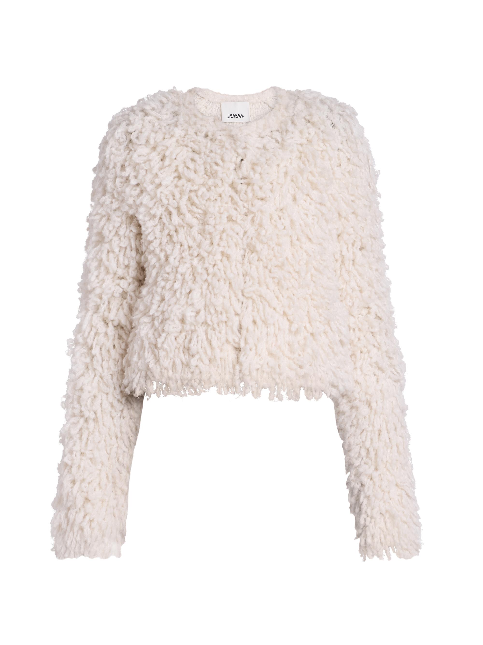 Isabel Marant Women's Fedra Alpaca-Blend Cardigan - Ecru