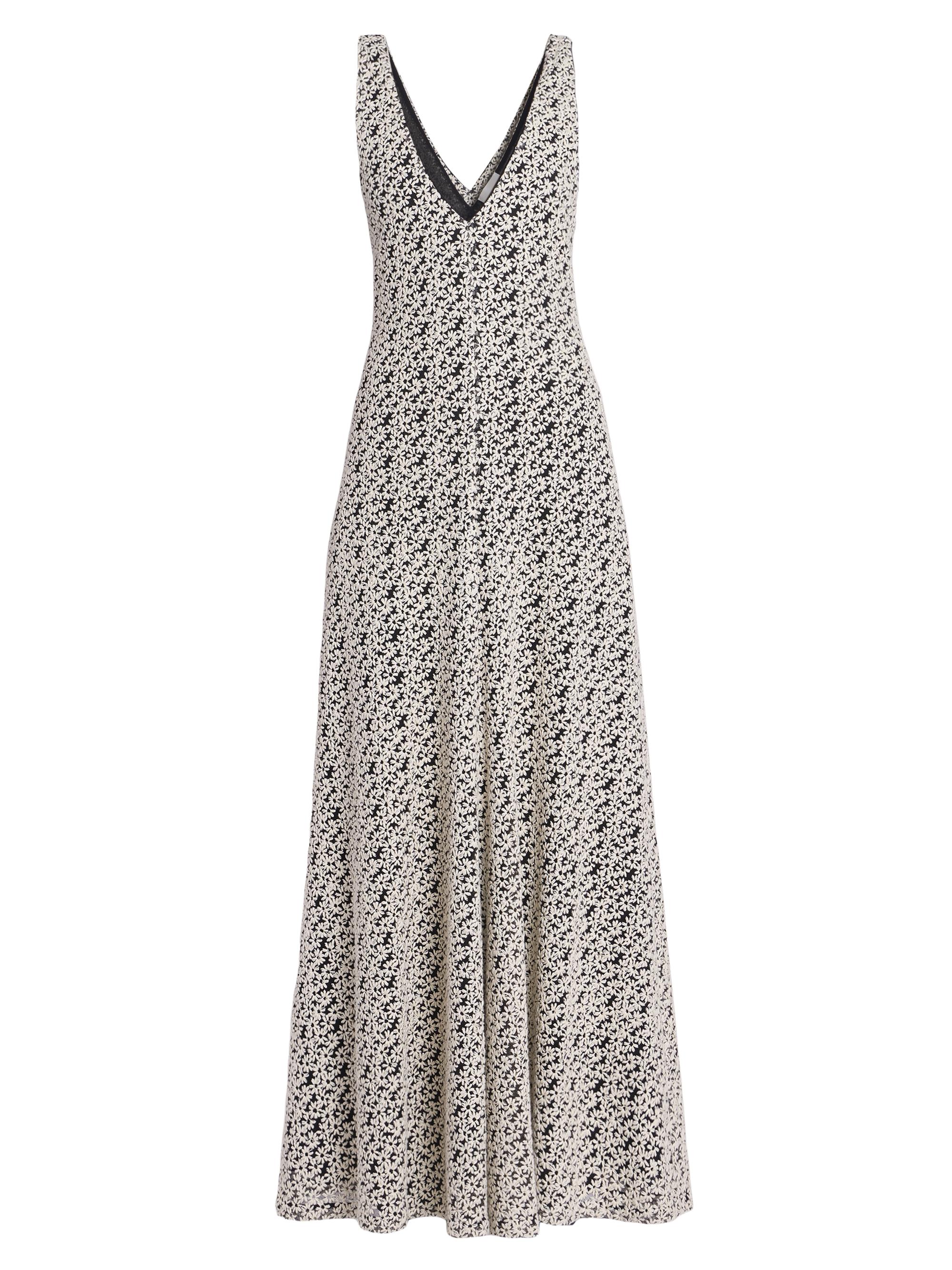 Isabel Marant Women's Sonia Floral Cotton-Blend Maxi Dress - Ecru Black