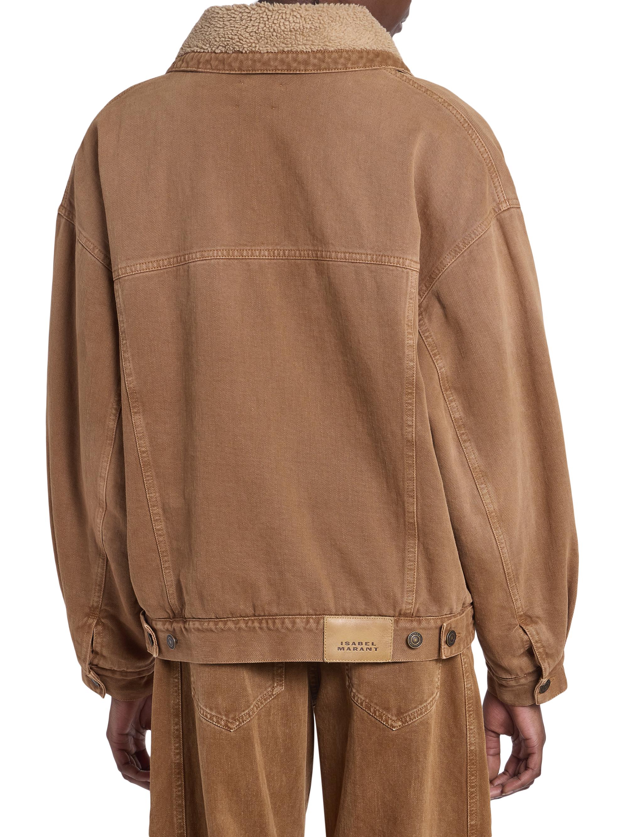 Isabel Marant Pimia Fleece-Lined Trucker Jacket | Saks Fifth Avenue