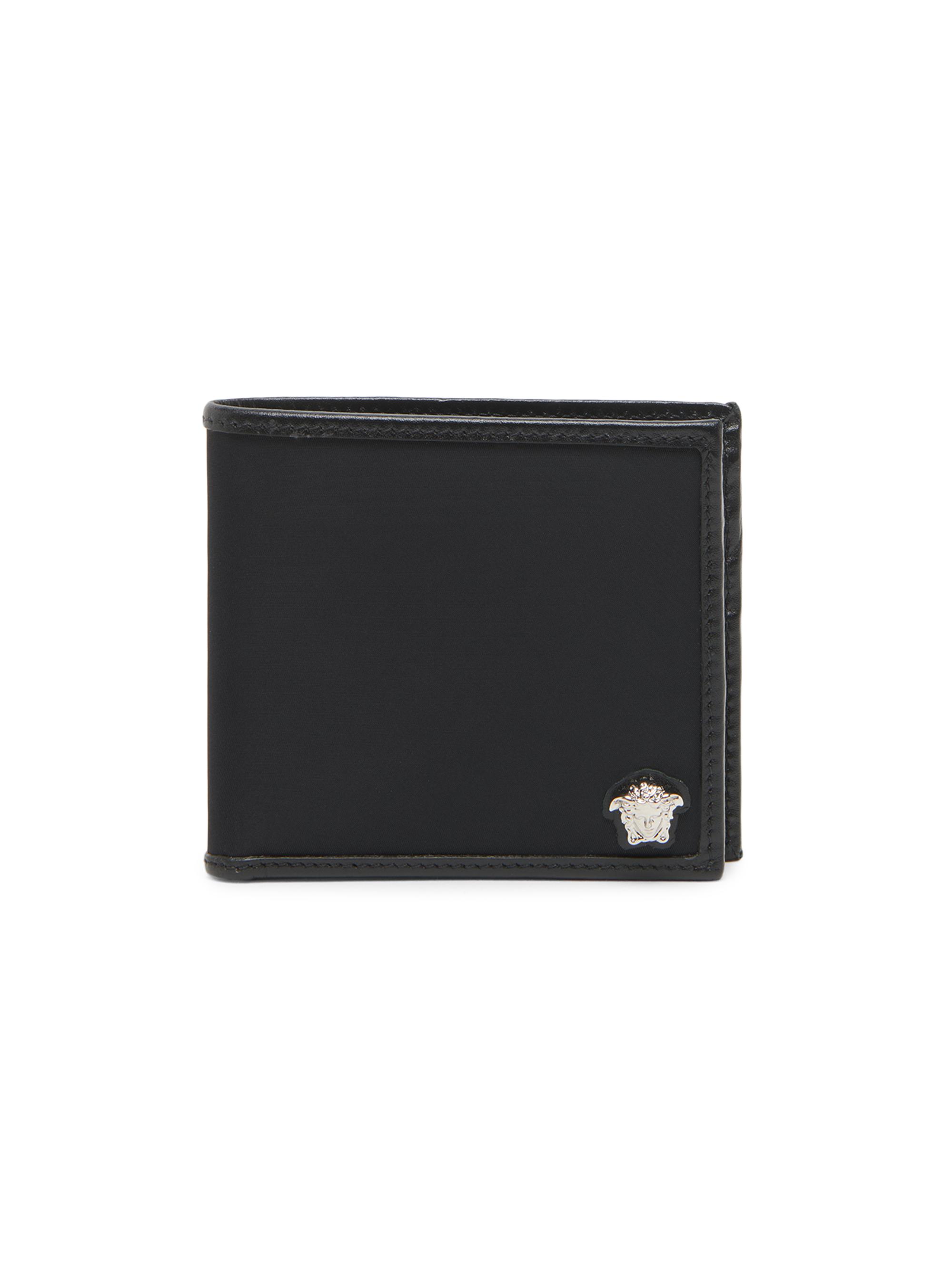 Versace Passport Nylon Leather-Trim Case | Saks Fifth Avenue