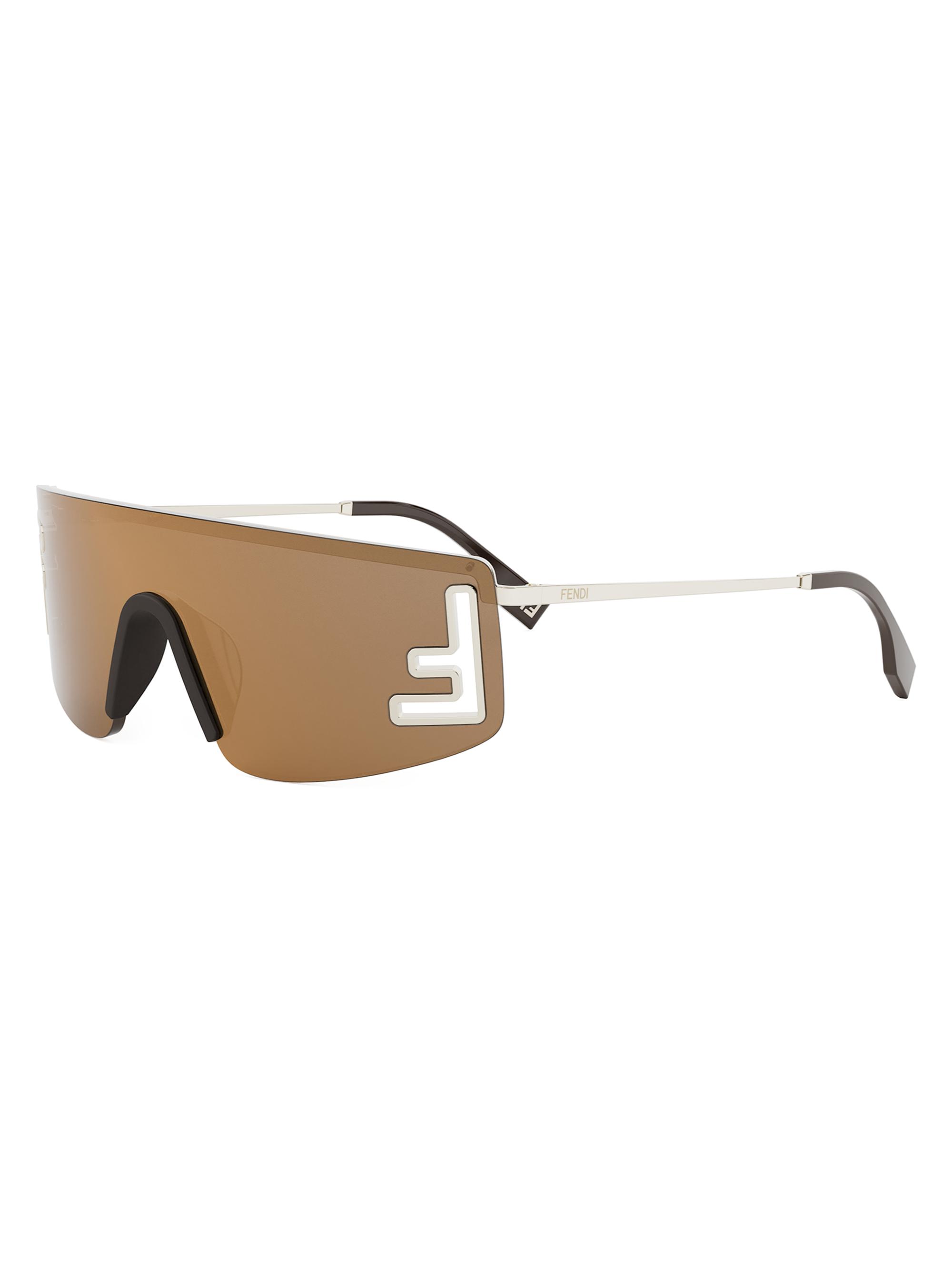Fendi Sport 141MM Shield Sunglasses | Saks Fifth Avenue