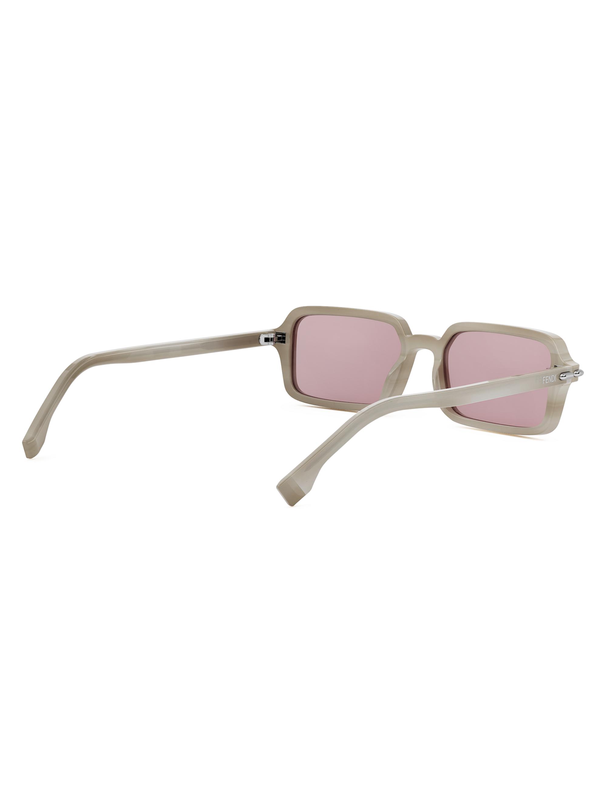 Fendi Fendi Selleria 51MM Rectangular Sunglasses | Saks Fifth Avenue