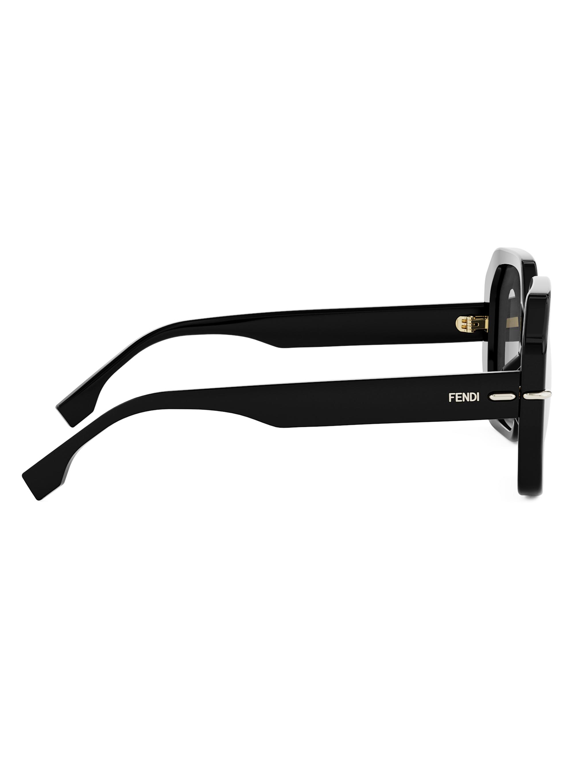 小物 FENDI VISIONAIRE Fendi Fendi Selleria 54MM Square Sunglasses | Saks Fifth Avenue