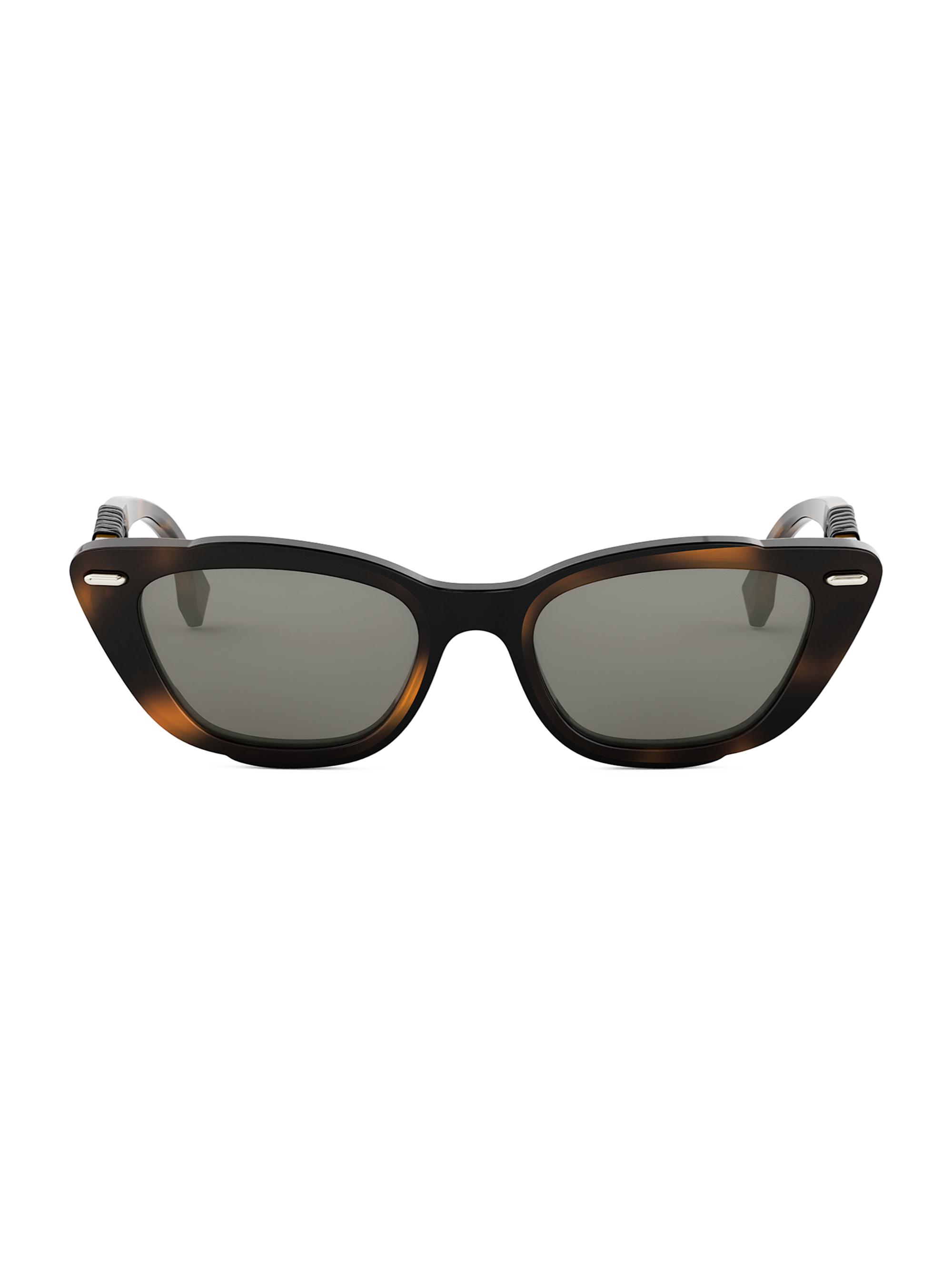 Fendi Fendi Interlace 49MM Cat-Eye Sunglasses | Saks Fifth