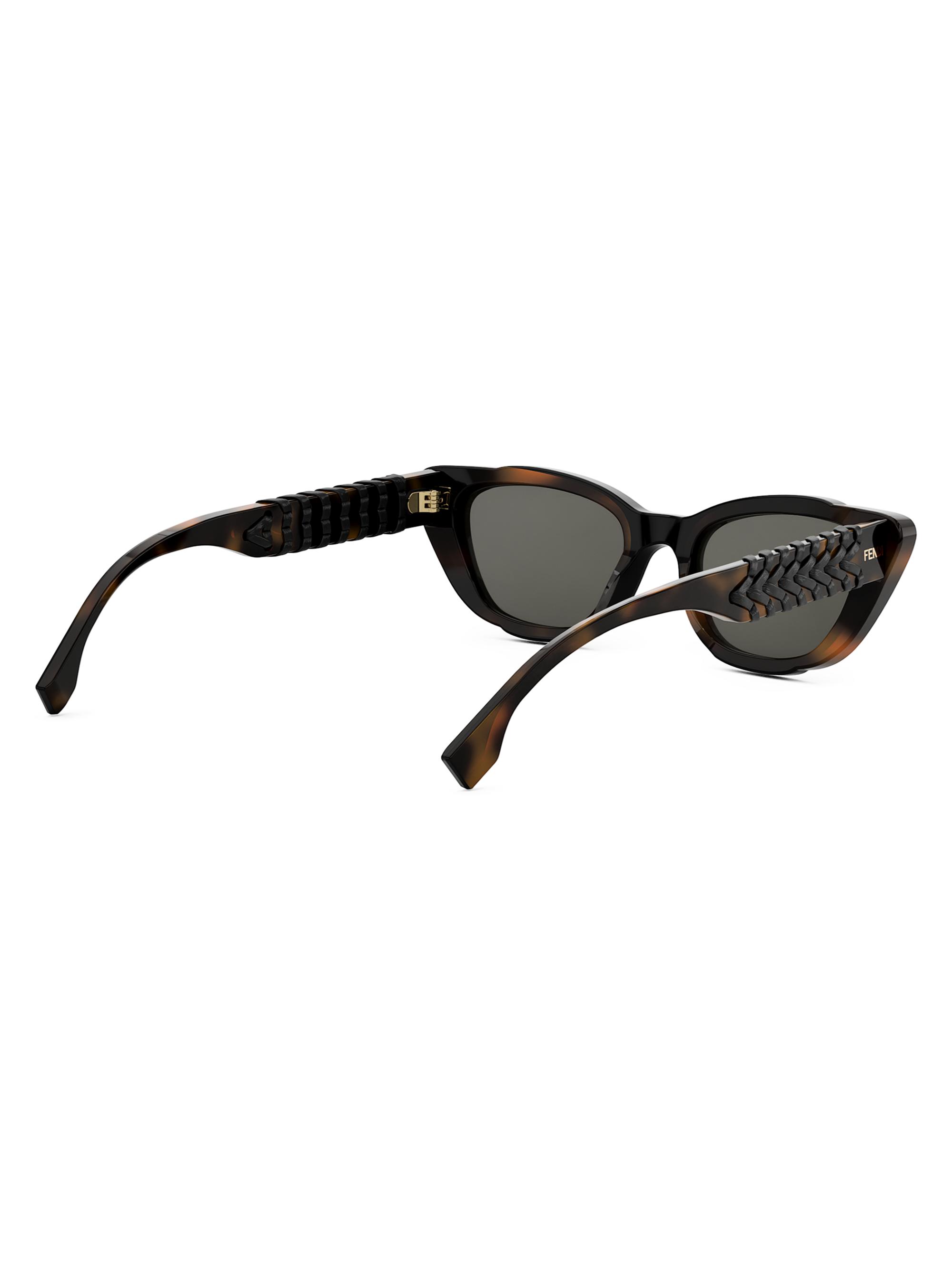 Fendi Fendi Interlace 49MM Cat-Eye Sunglasses | Saks Fifth Avenue