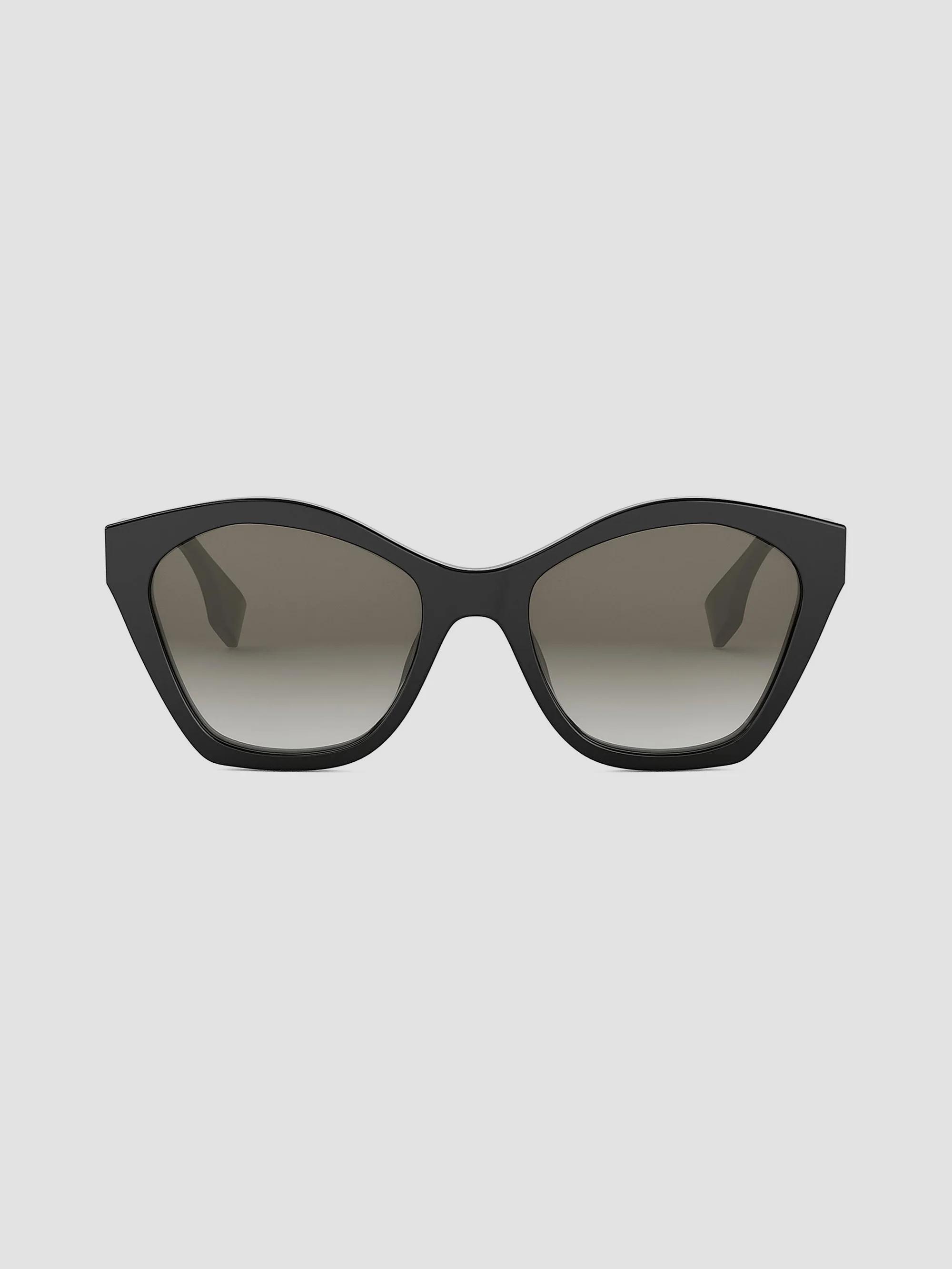 Fendi Lettering 54MM Geometric Sunglasses | Saks Fifth Avenue
