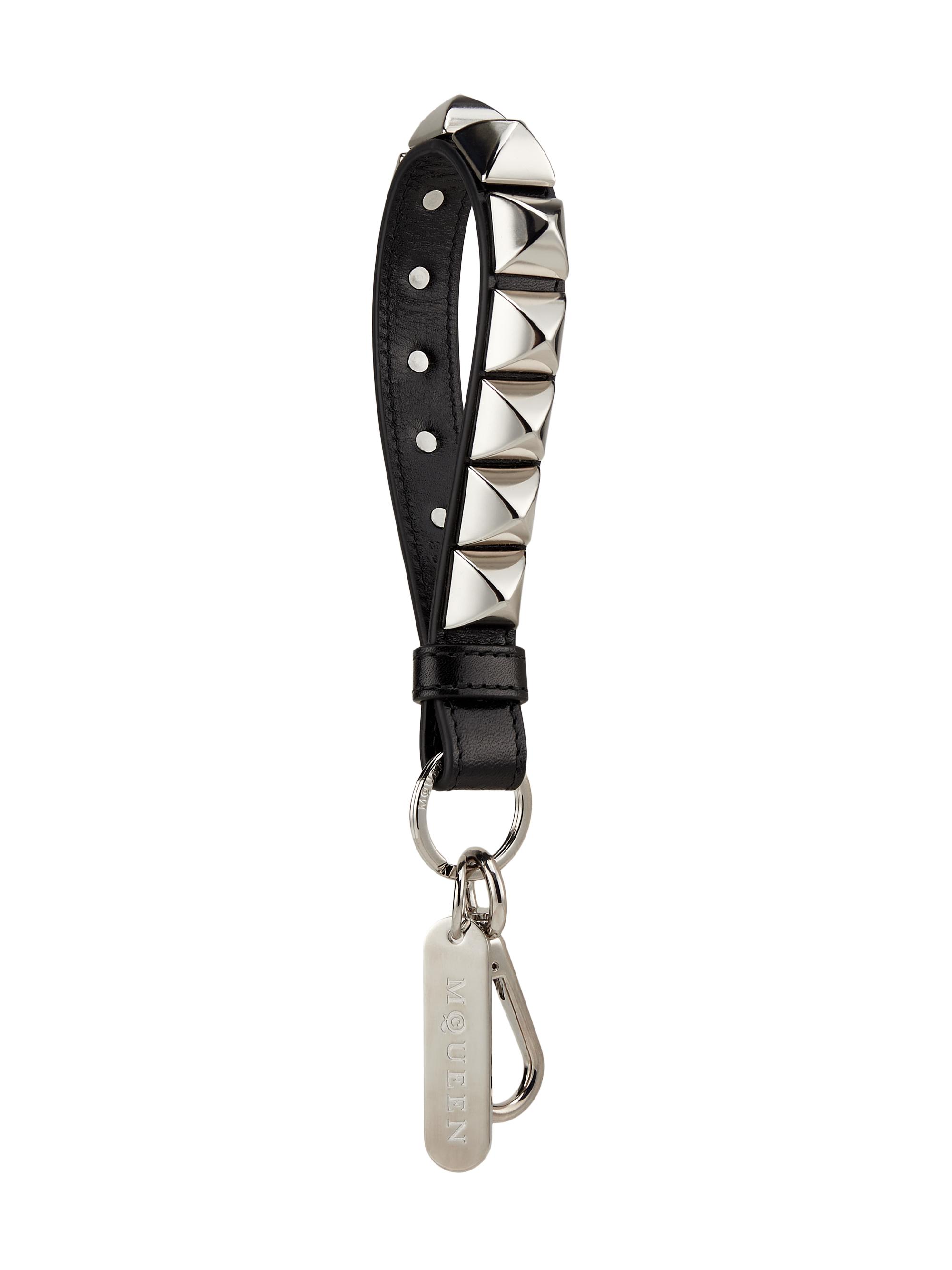 McQueen Women's Studs Key Charm - Black Silver
