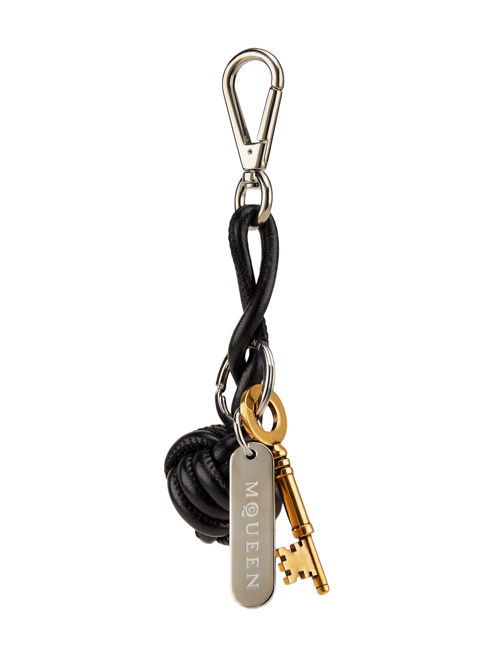 McQueen Women's Knot Key Charm - Black Silver