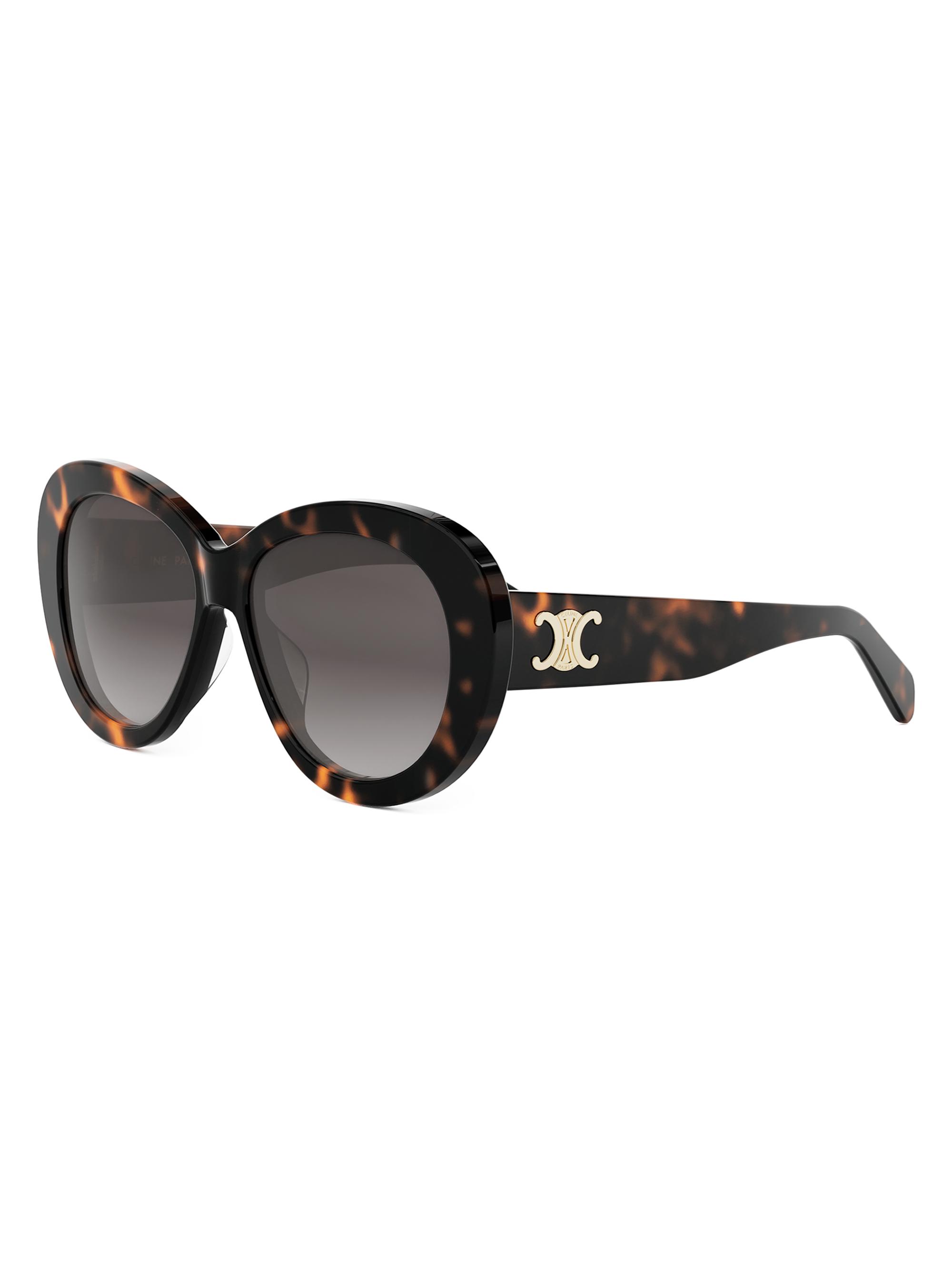 CELINE Triomphe 52MM Oval Sunglasses | Saks Fifth Avenue