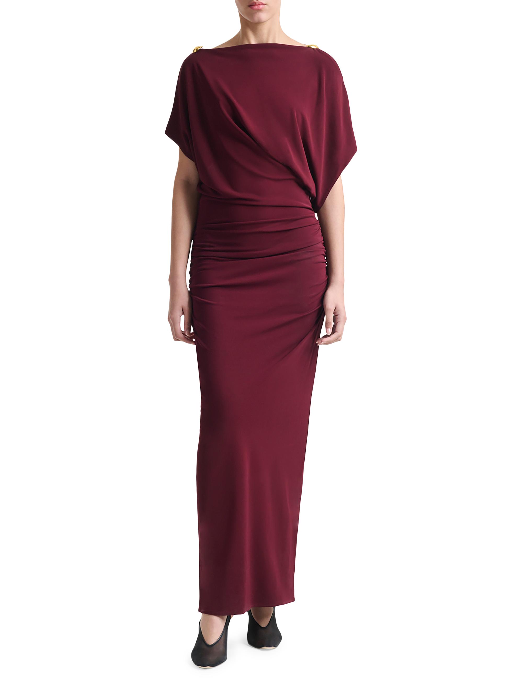 Altuzarra Women's Brina Draped Gown - Grenache