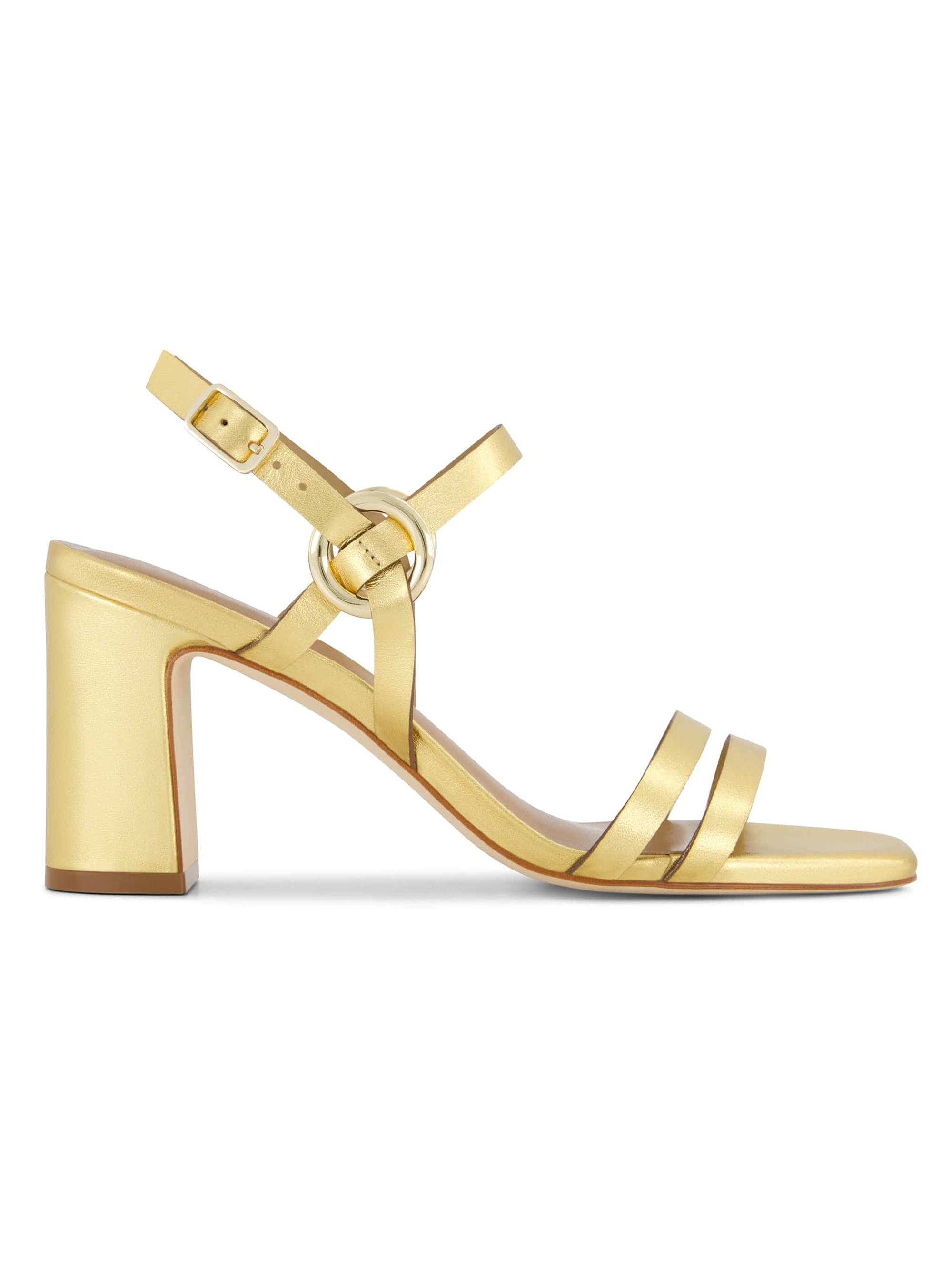 Bernardo Women's Irisa Heeled Sandals - Gold