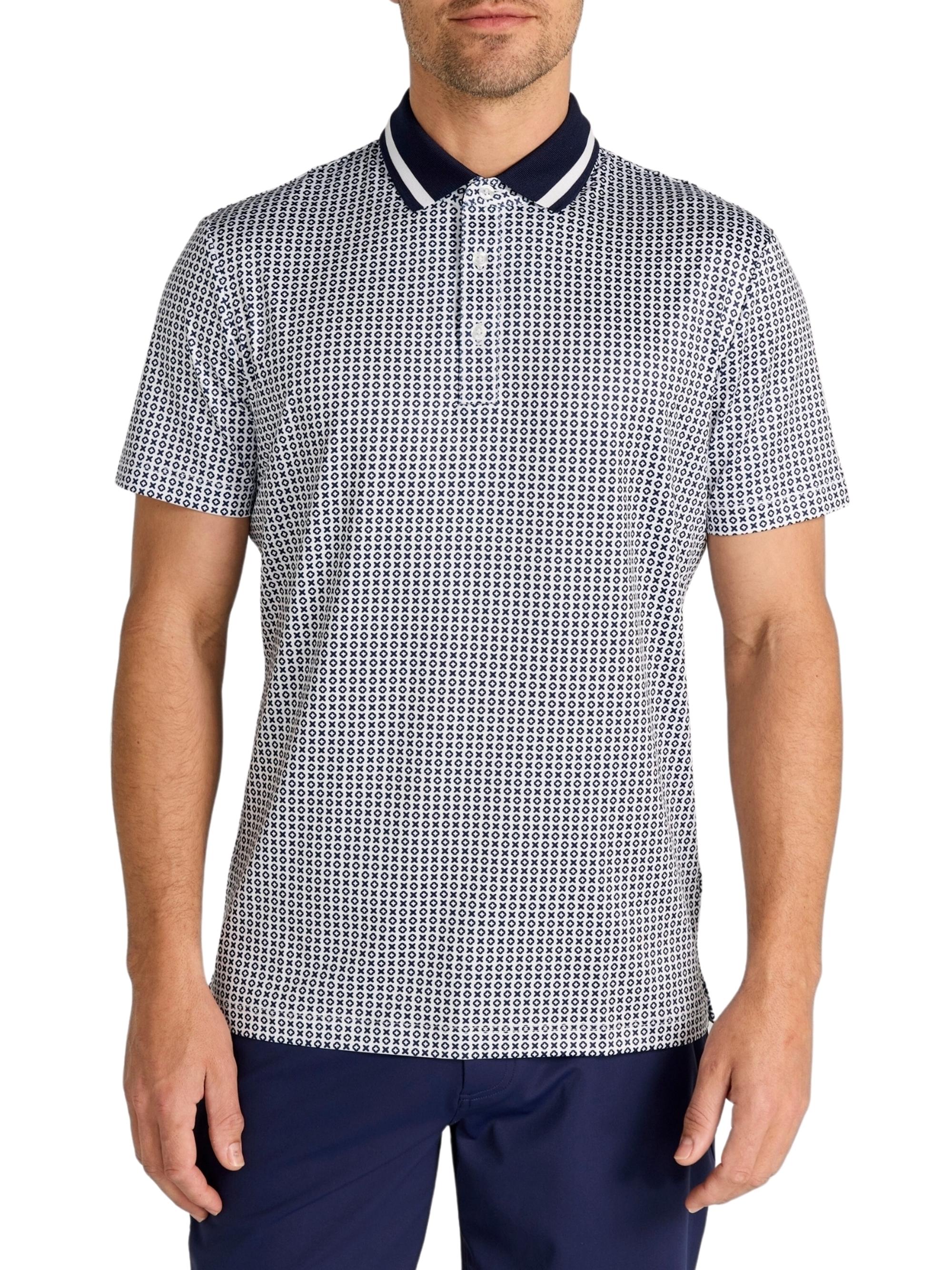 Redvanly Men's Norvins XO Polo Shirt - Midnight Navy