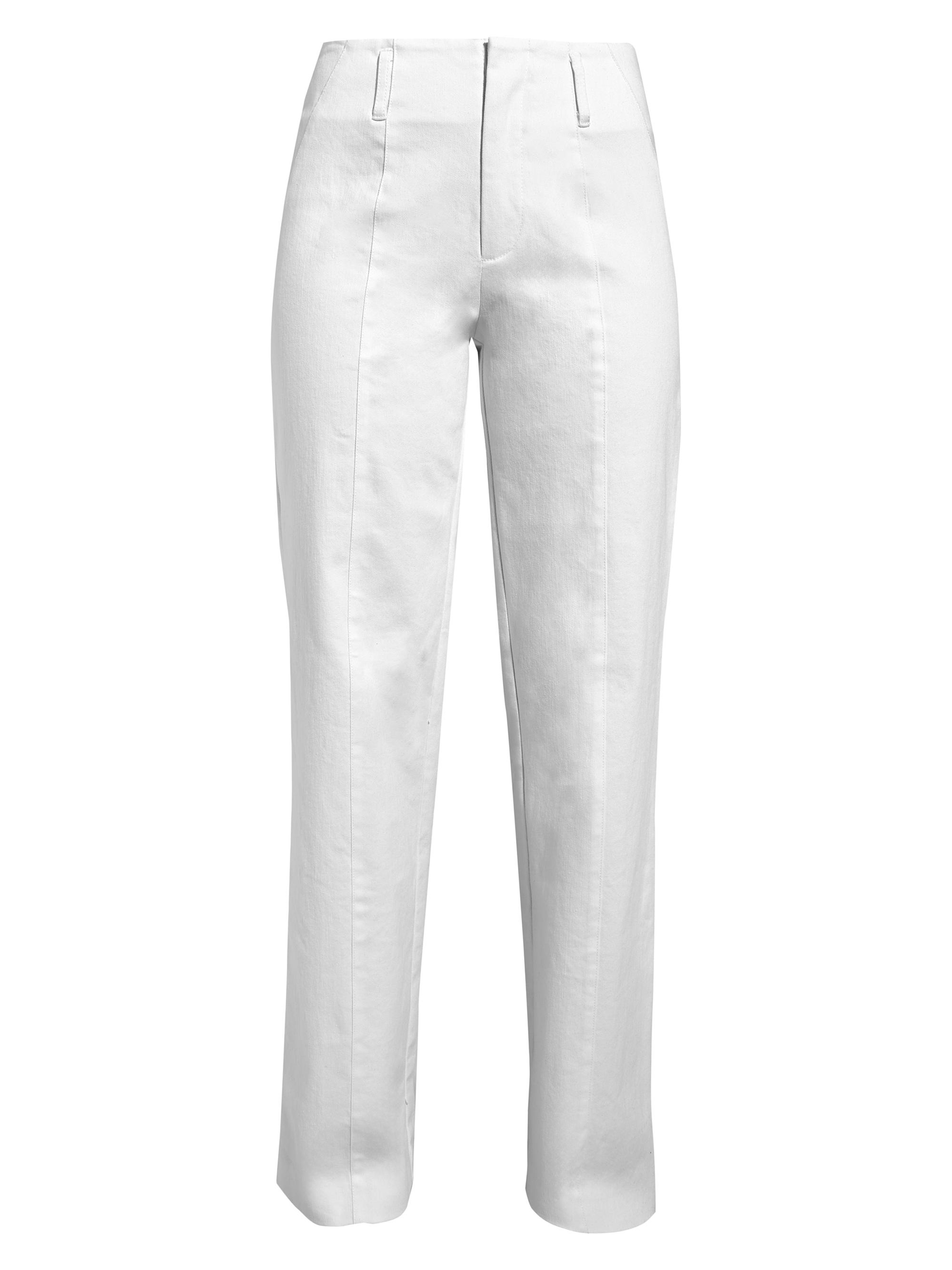 AS by DF Women's Casablanca Straight Leg Trousers - White