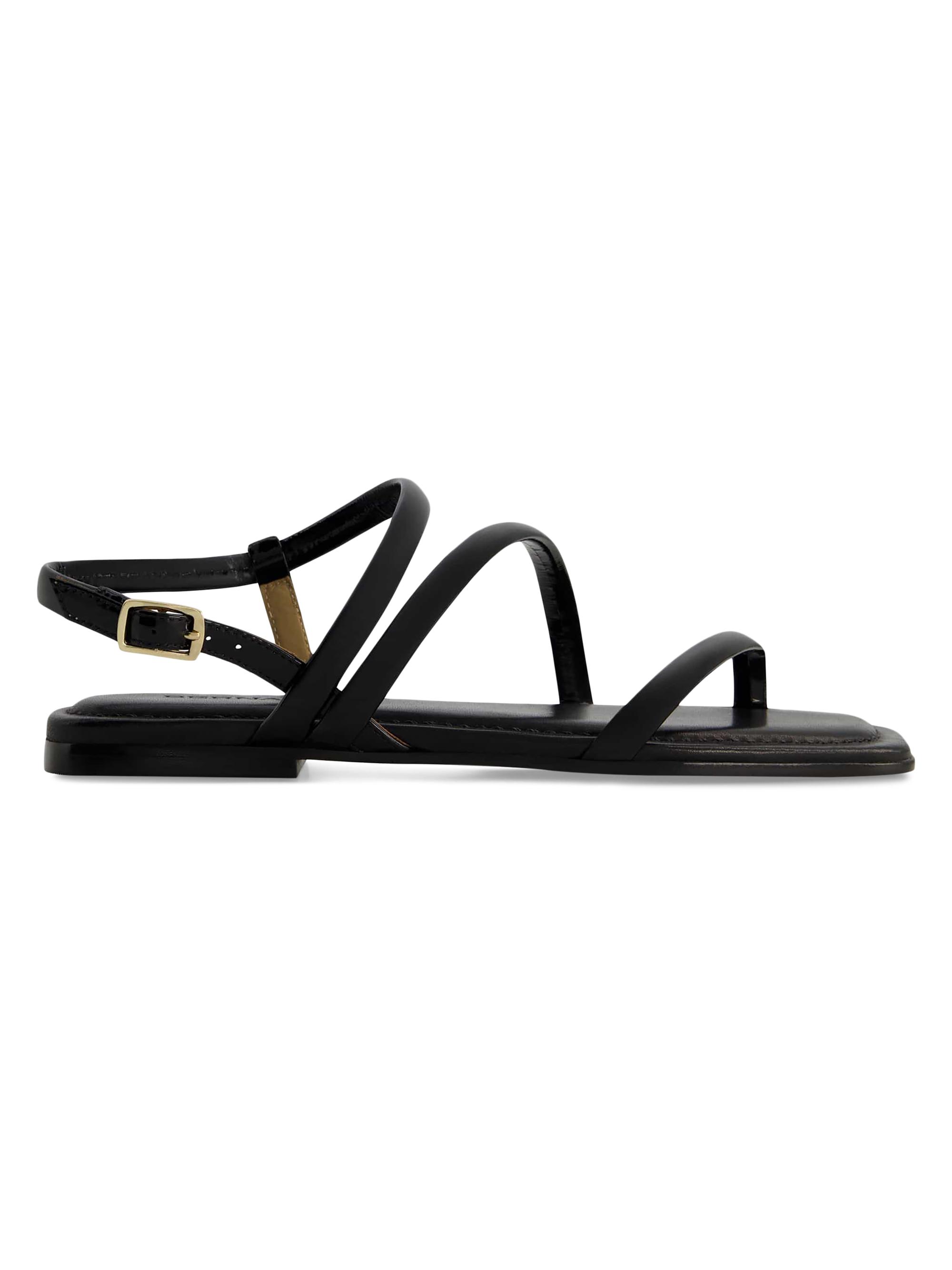 Bernardo Women's Odessa Reverse Thong Sandals - Black Patent