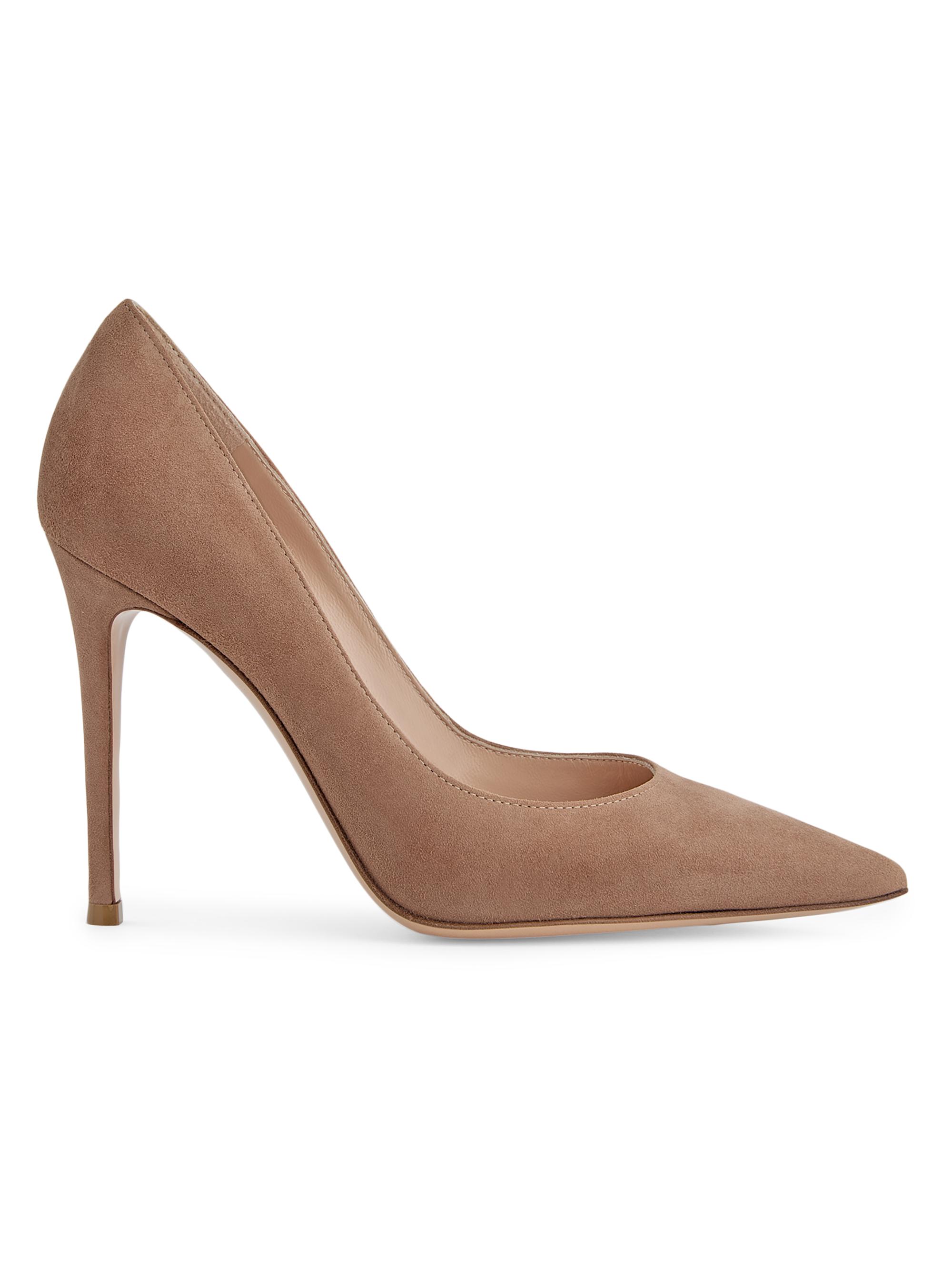 Gianvito Rossi Texas 85MM Suede Pumps | Saks Fifth Avenue