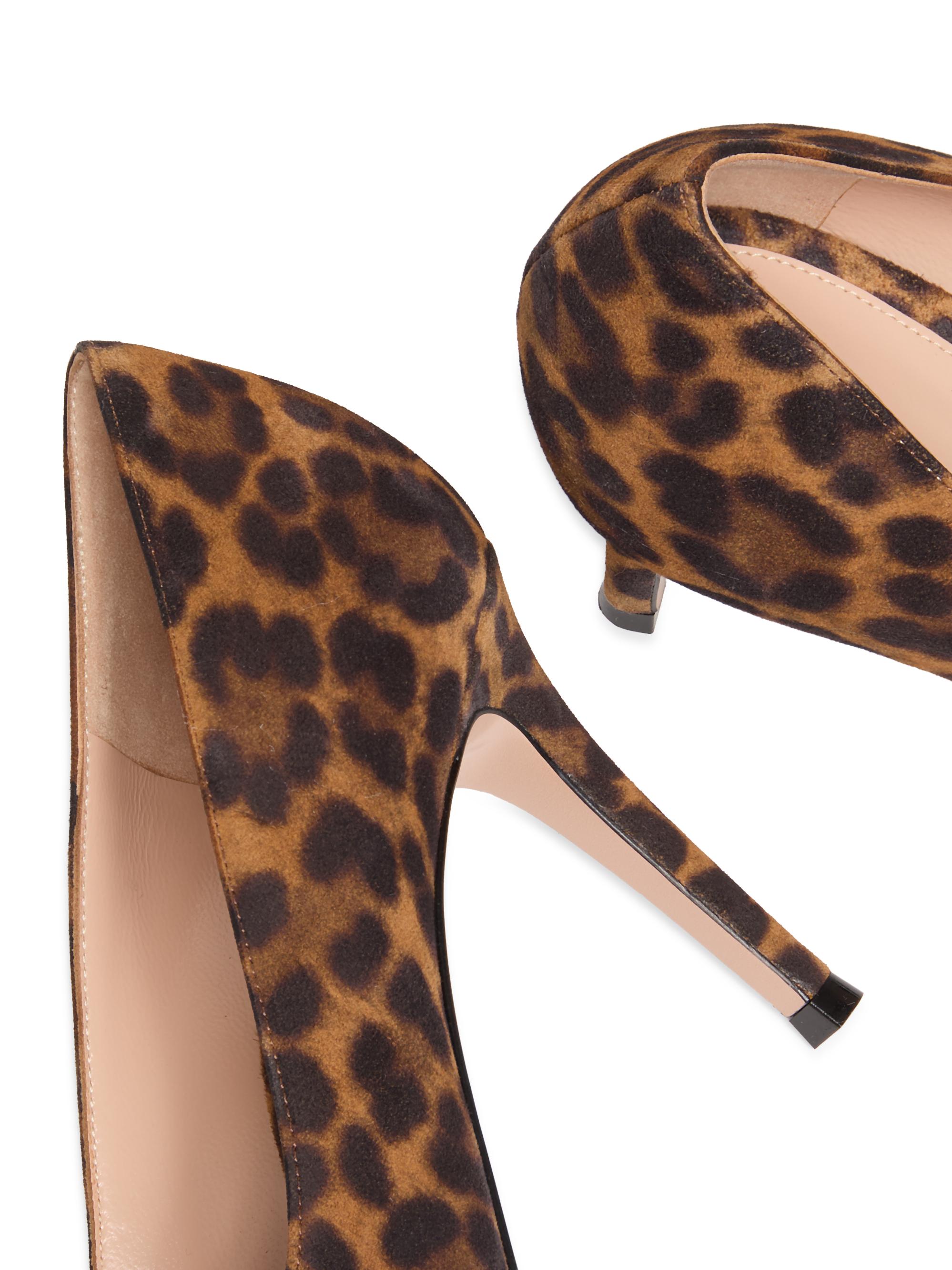 Gianvito Rossi Gianvito 85MM Camoscio Leopard Print Pumps | Saks