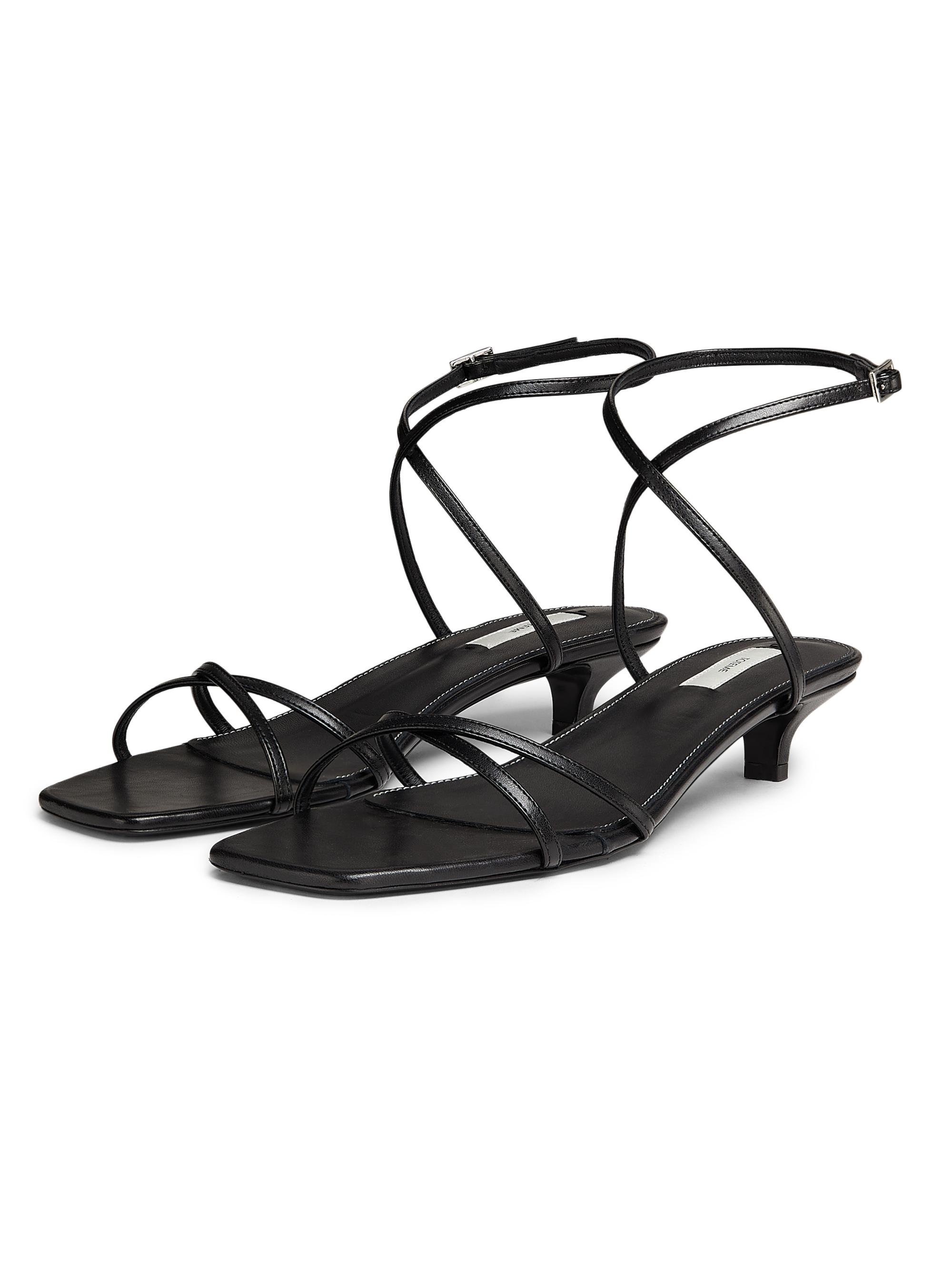 Toteme Crossover 35MM Leather Sandals | Saks Fifth Avenue