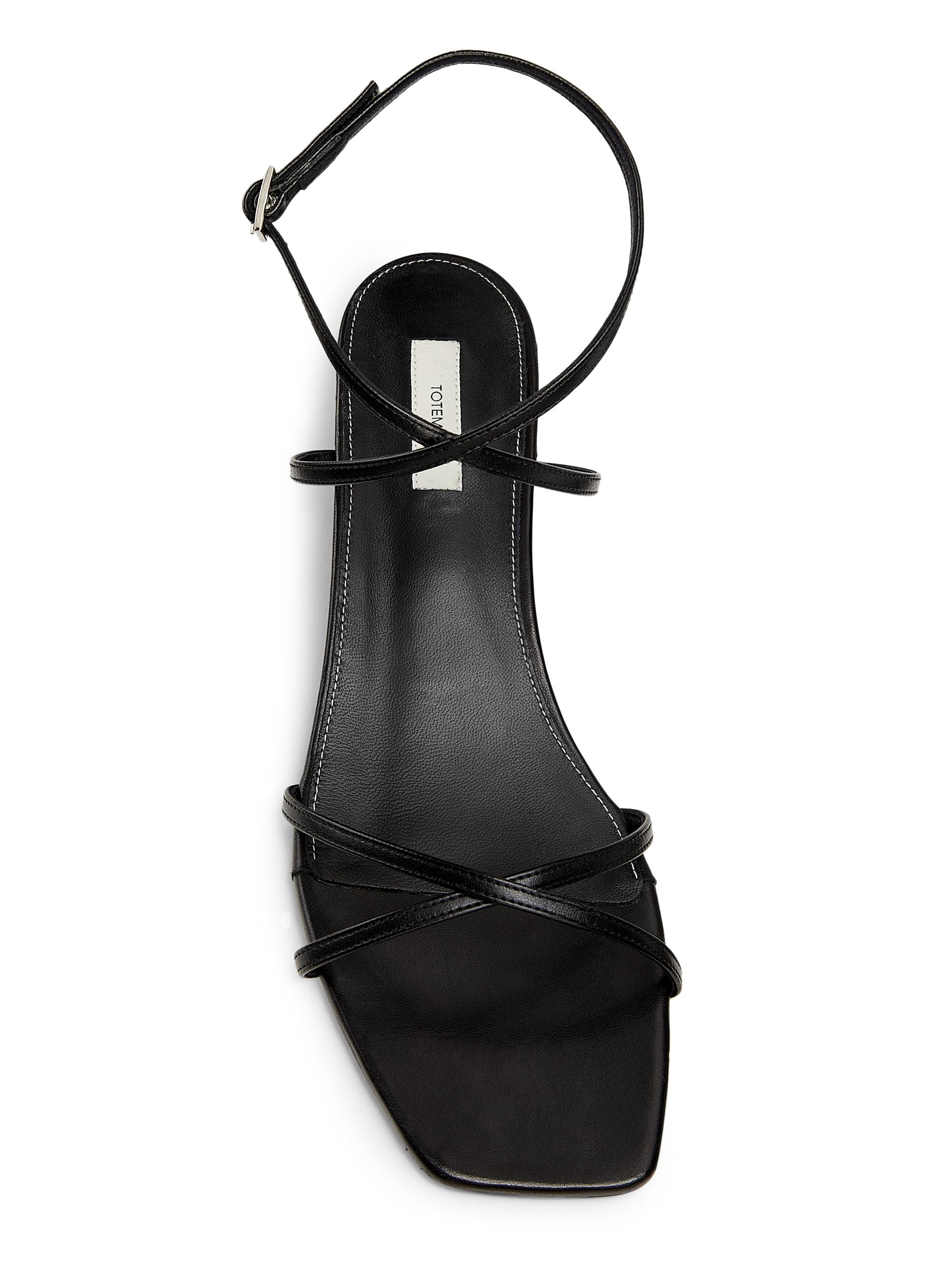 Toteme Crossover 35MM Leather Sandals | Saks Fifth Avenue