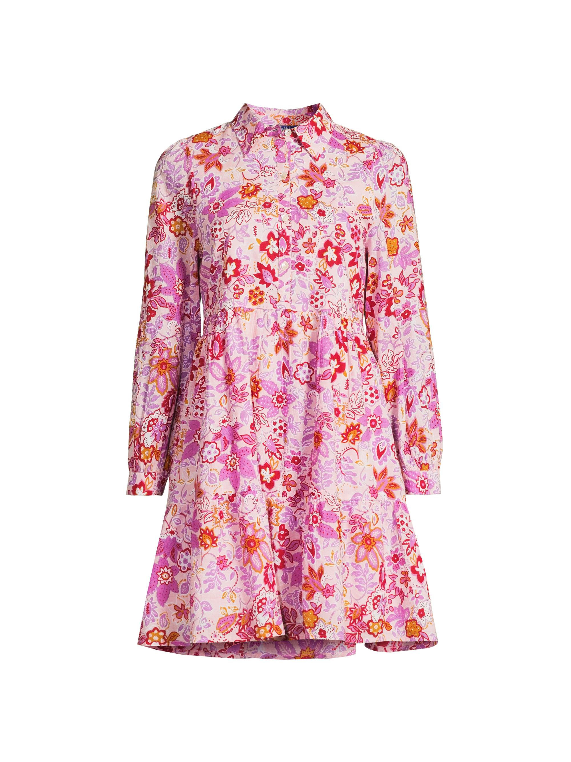 Ro's Garden Women's Romy Mini Shirtdress - Pink Palermo