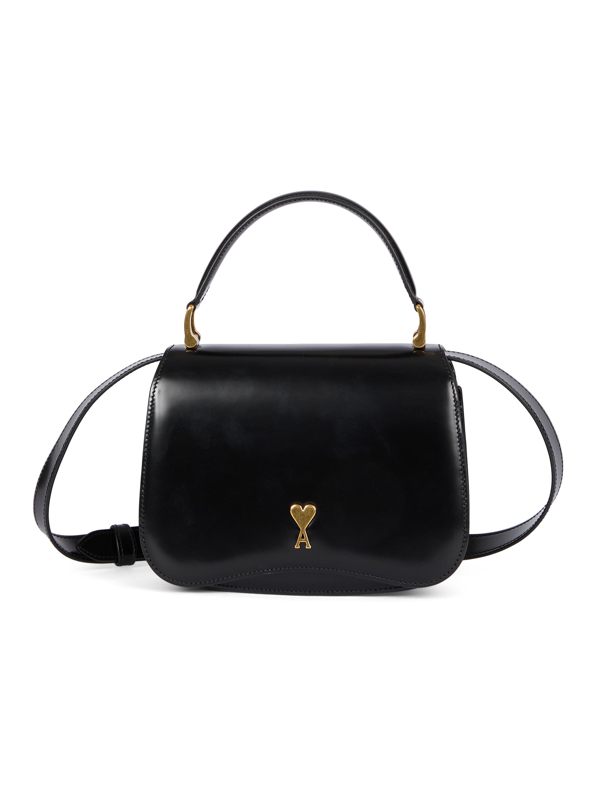 AMI Paris Ami de Coeur Leather Lunch Box Bag | Saks Fifth Avenue