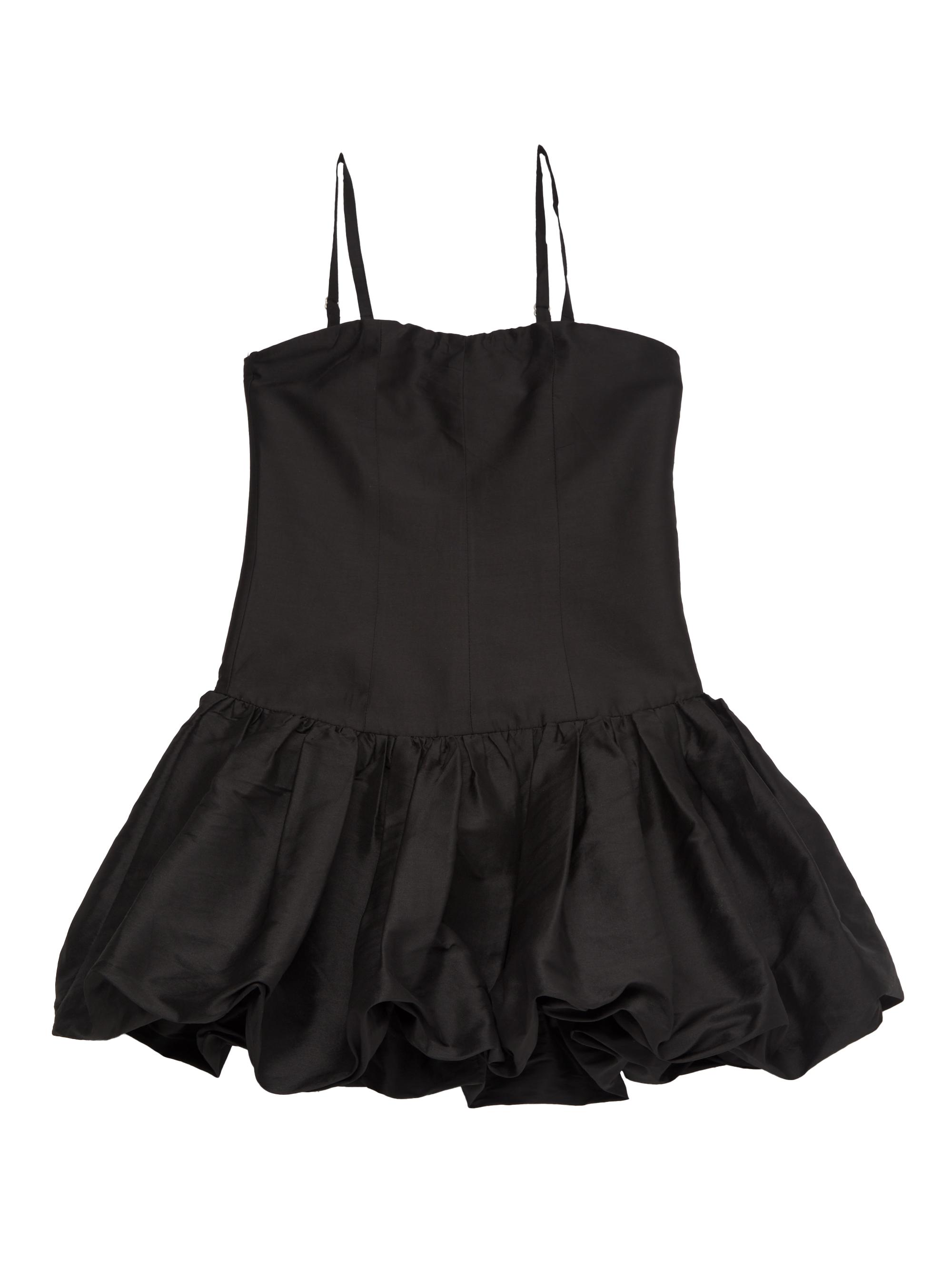 Theme Girl's Bailey Taffeta Bubble Dress - Black