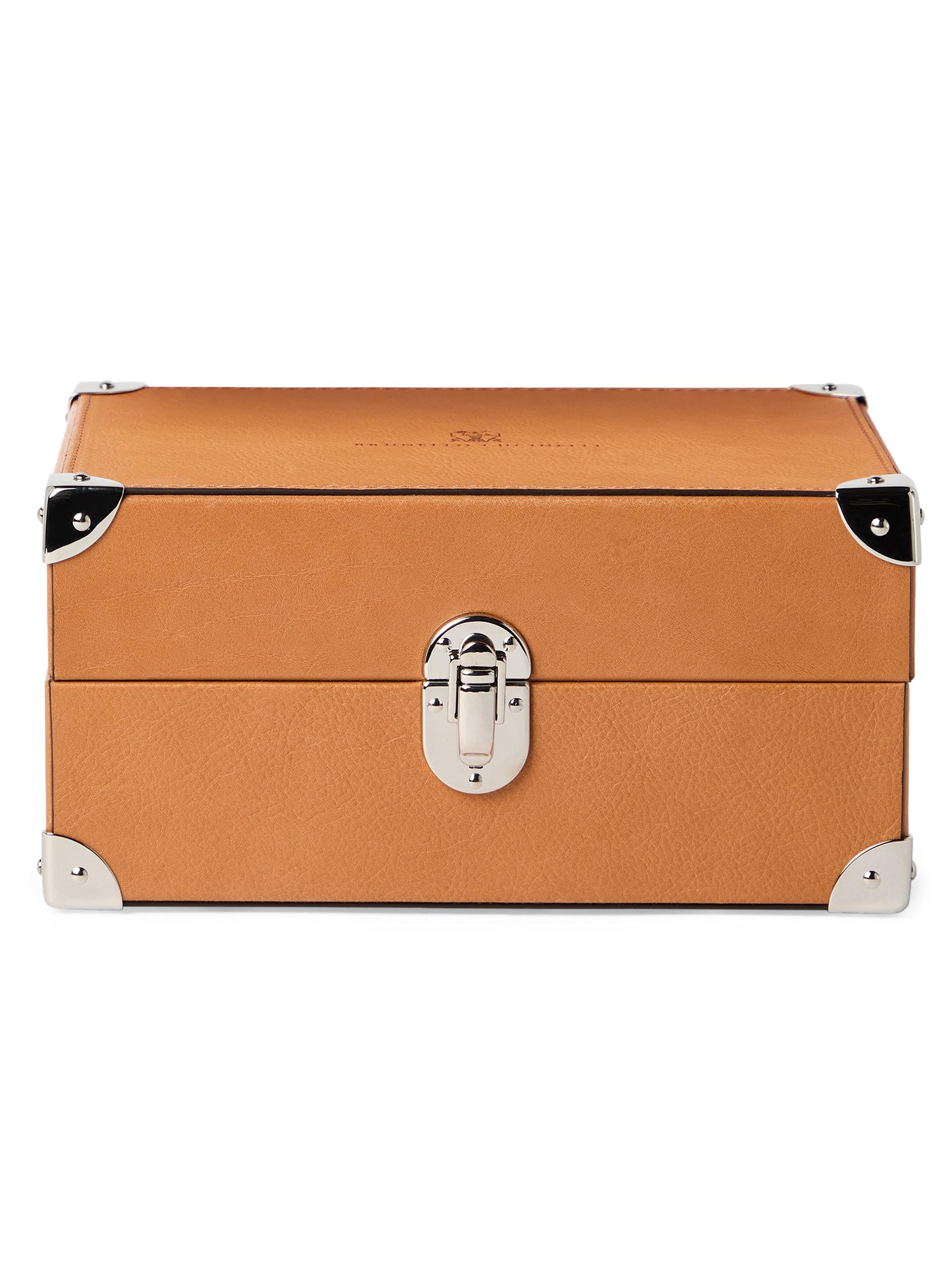 Brunello Cucinelli Men's Cowhide Watch Box - Natural
