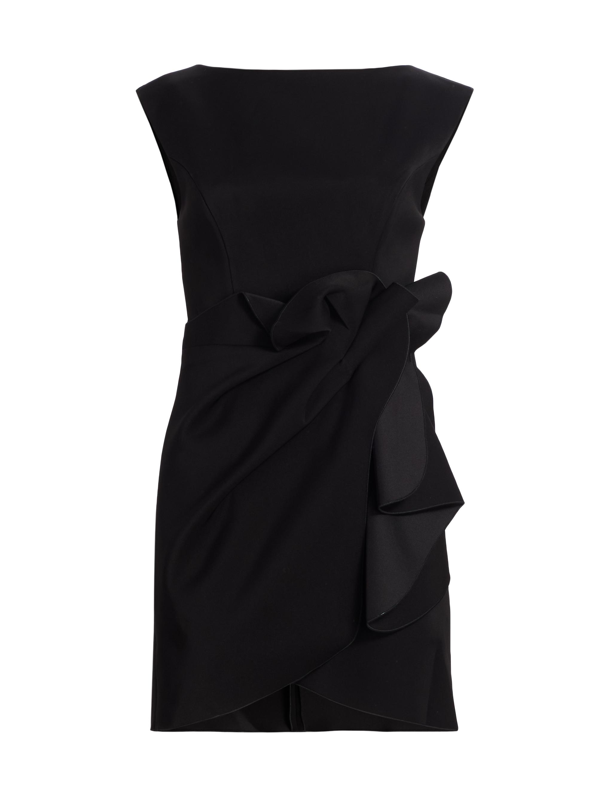 Acler Women's Lamberton Wrap-Effect Minidress - Black