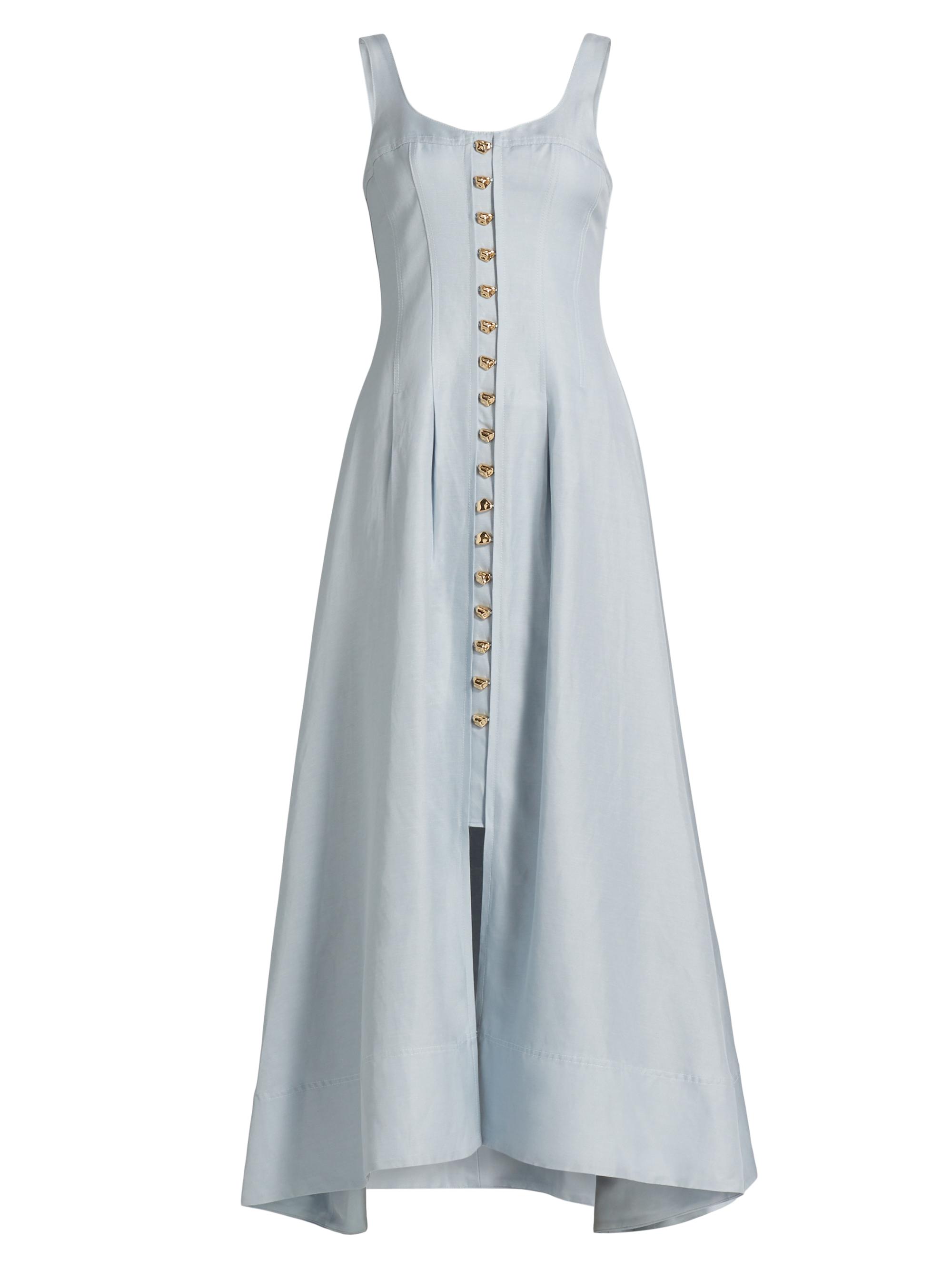 Acler Women's Harmeston Scoopneck A-line Maxi Dress - Blizzard