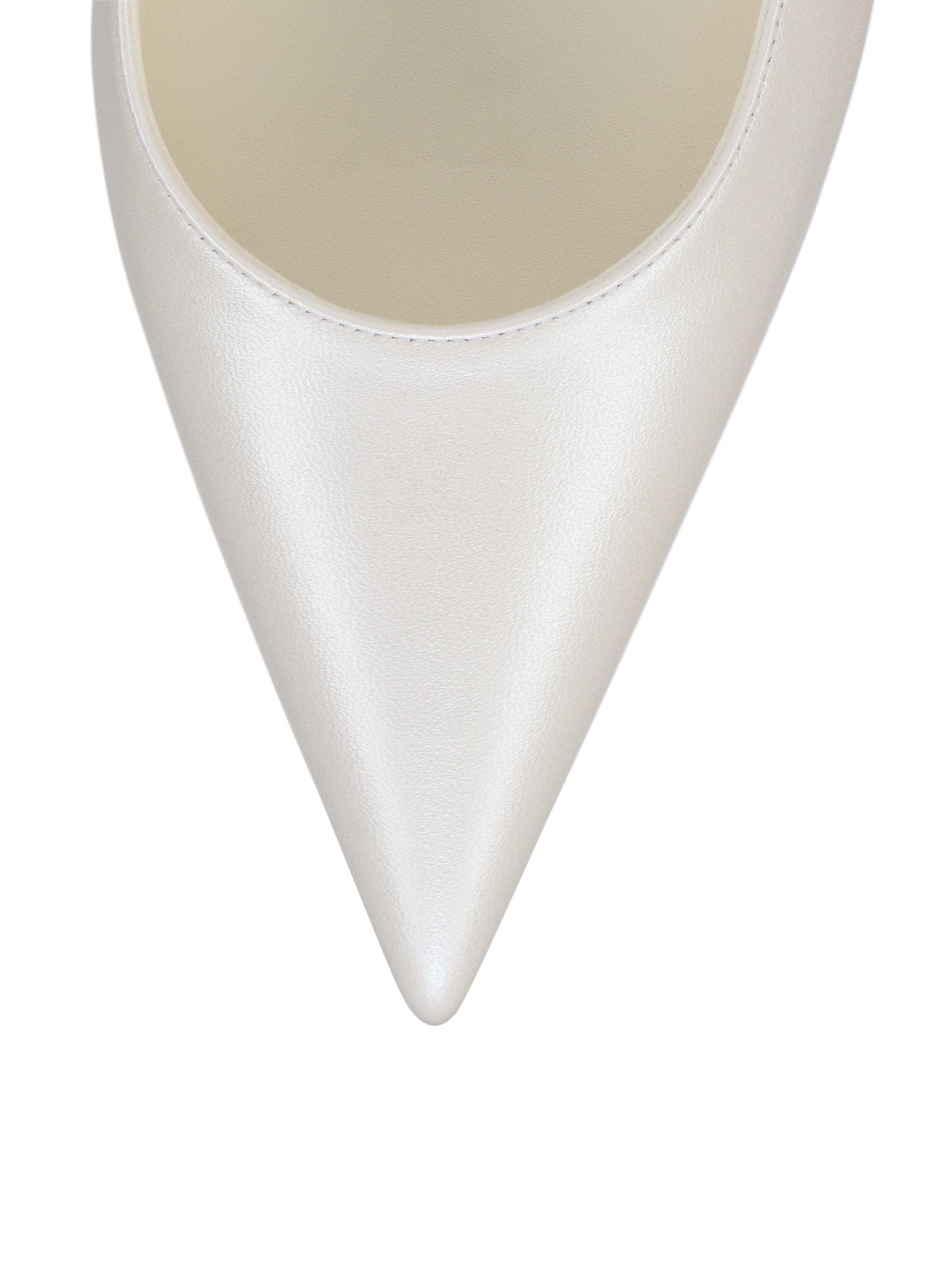 Miss Z Laminated Nappa Leather Pumps Metal main image 1