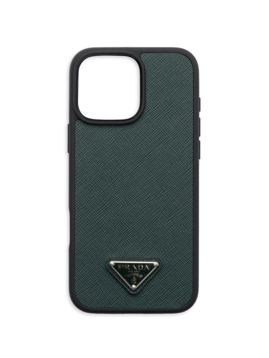 Prada Saffiano Leather Case for iPhone 16 Pro Max | Saks Fifth Avenue