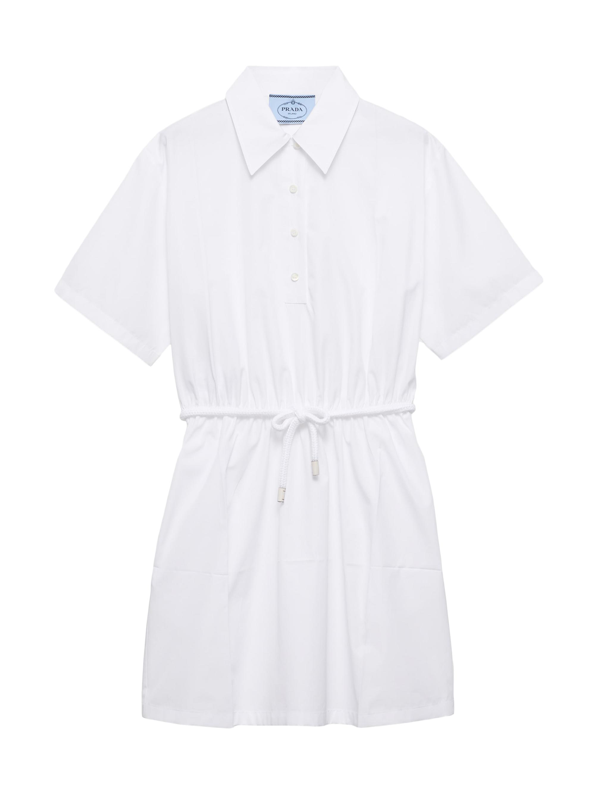 Prada Poplin Mini Shirt Dress | Saks Fifth Avenue