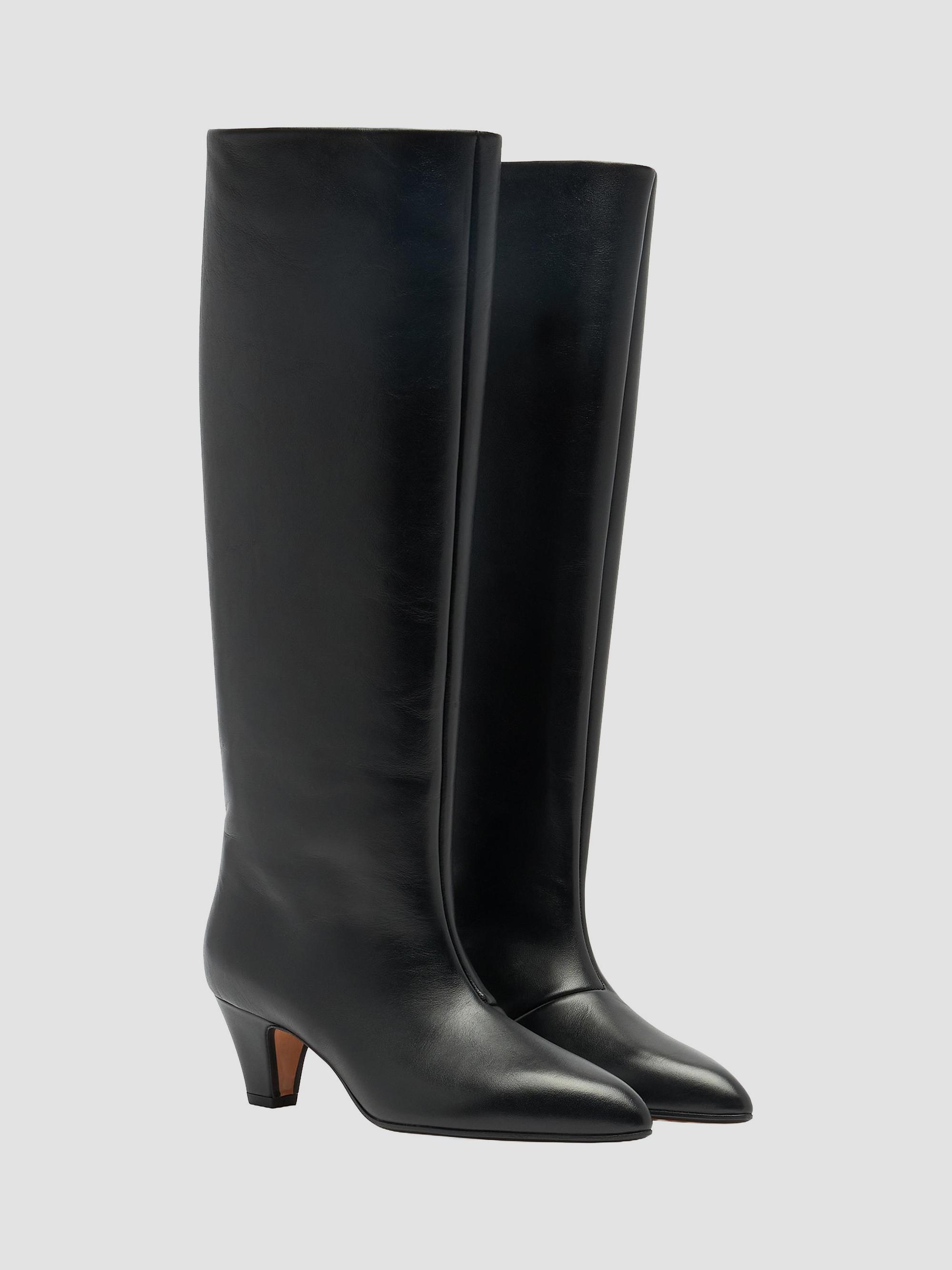 Bally Arval 55MM Leather Block-Heel Boots | Saks Fifth Avenue