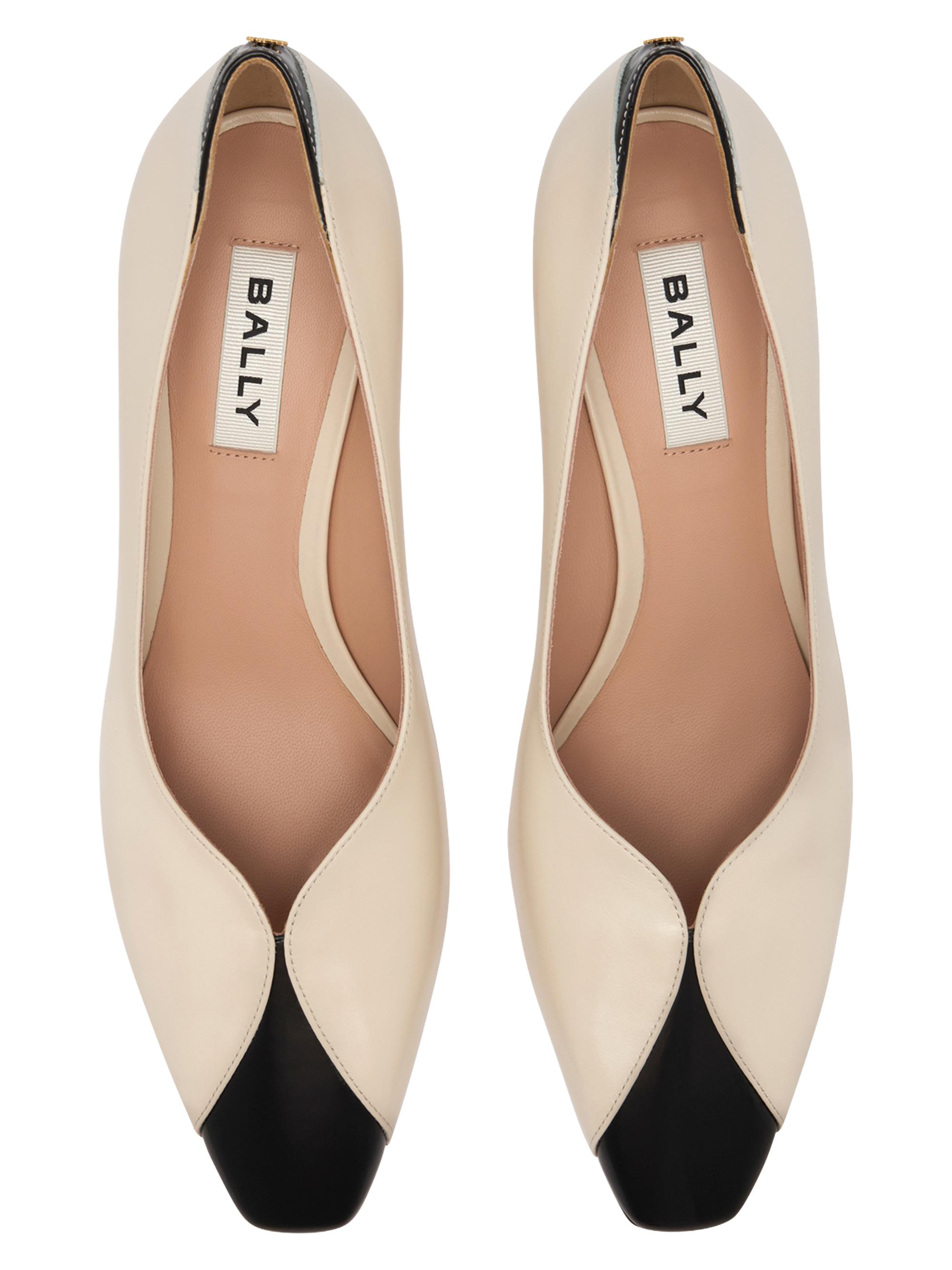 Bally Samya 55MM Two-Tone Leather Pumps | Saks Fifth Avenue