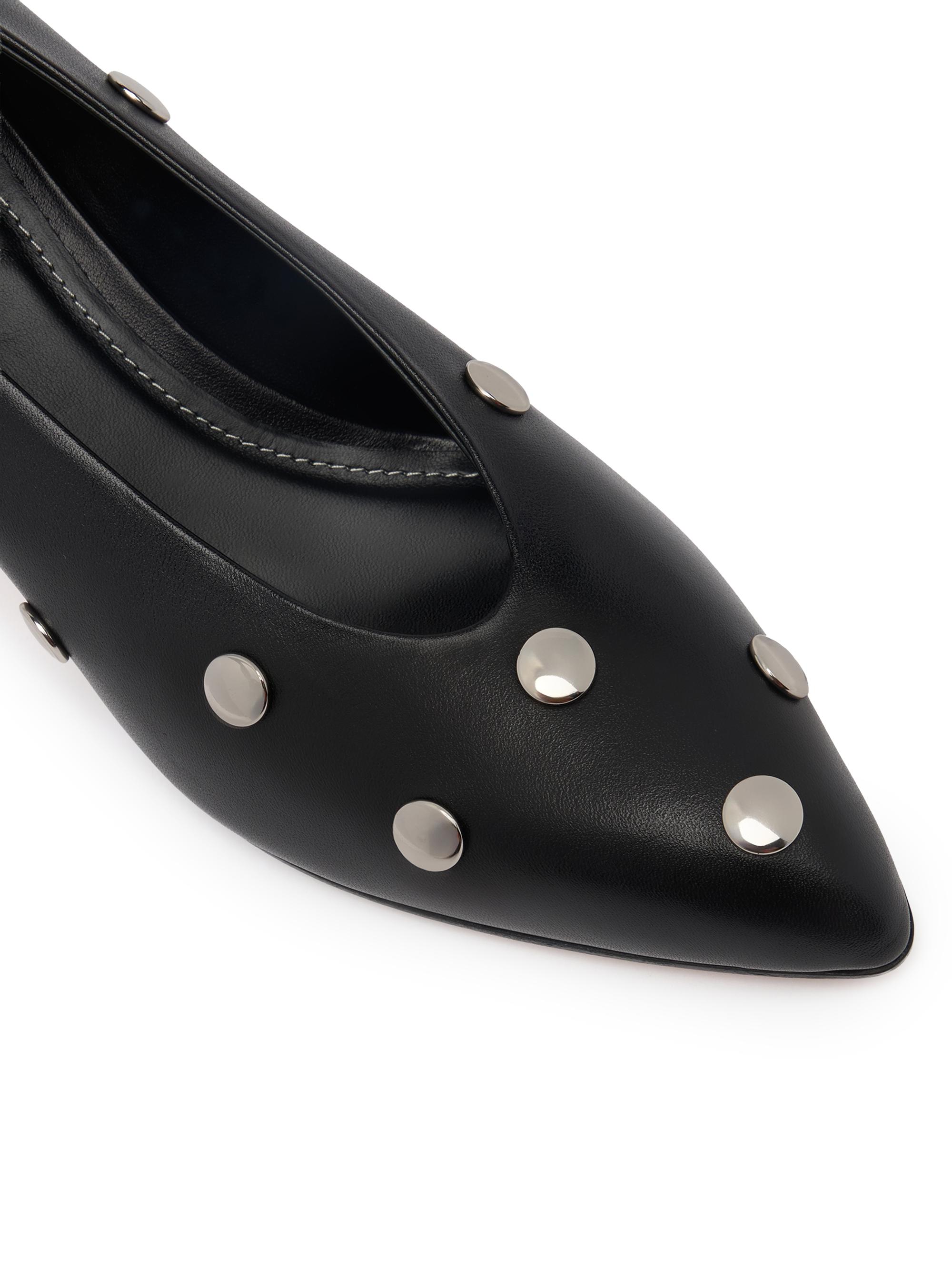 Bally Aline 55MM Studded Leather Pumps | Saks Fifth Avenue