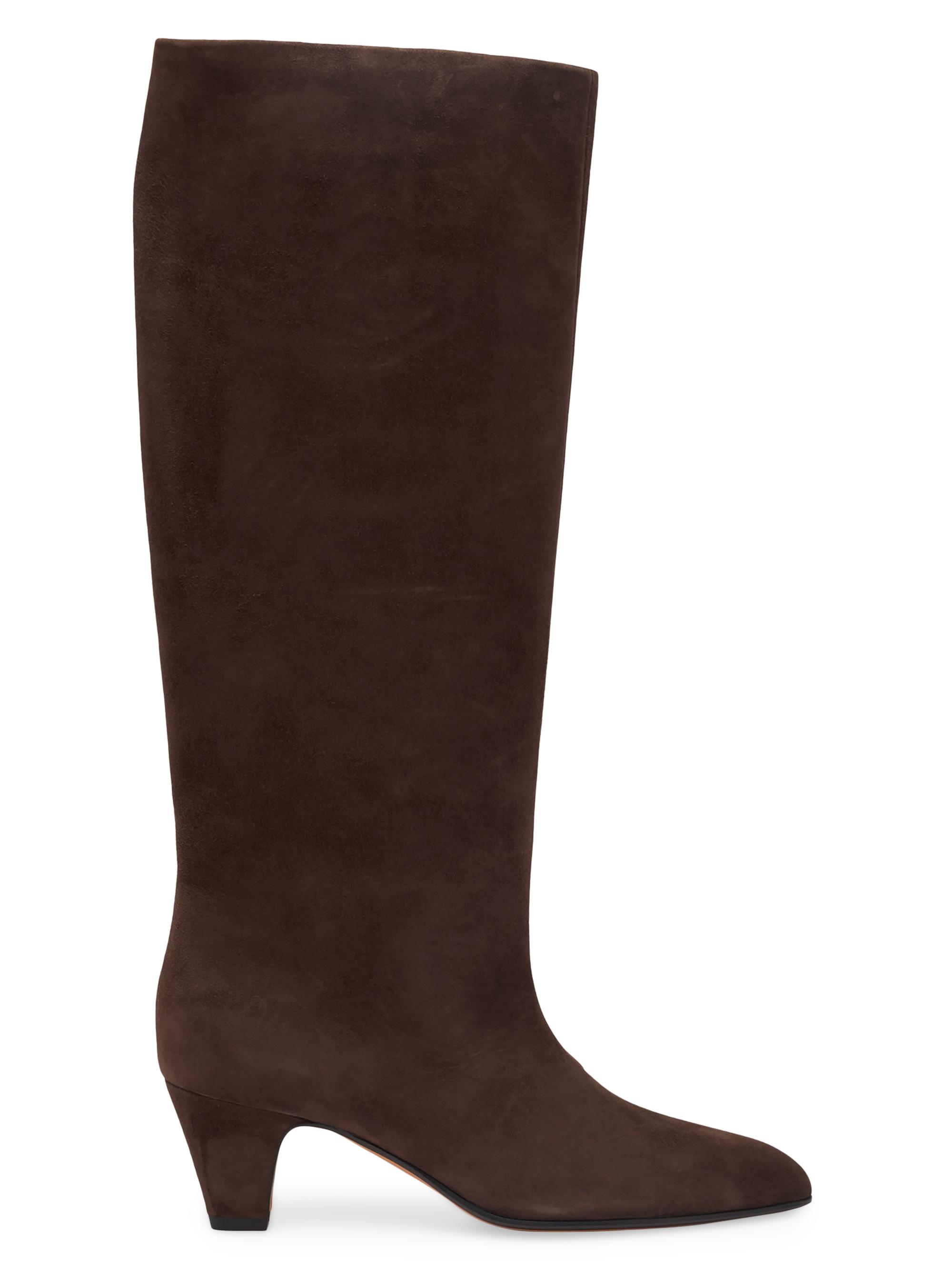 Bally Women's Main Arval Suede Knee-High Boots - Ebano