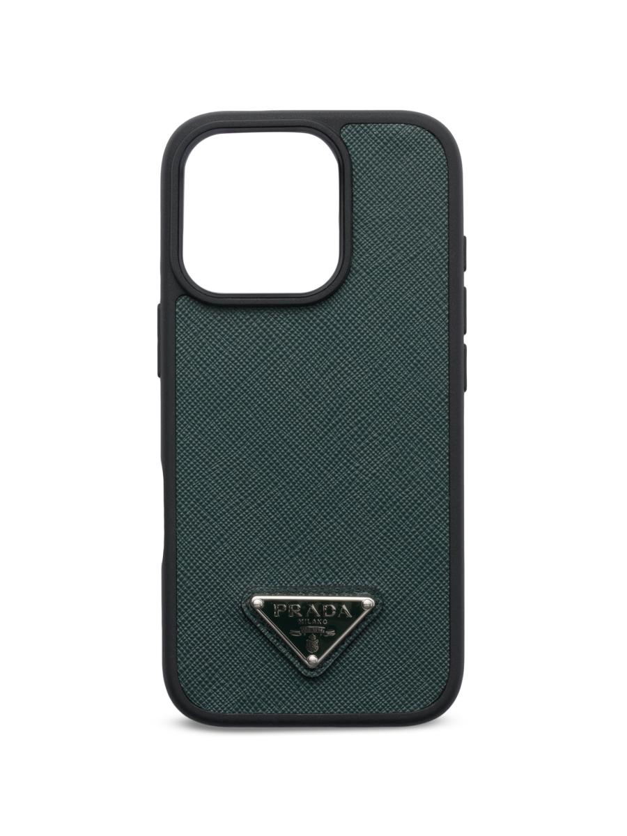 Prada Saffiano Leather Case for iPhone 16 Pro | Saks Fifth Avenue
